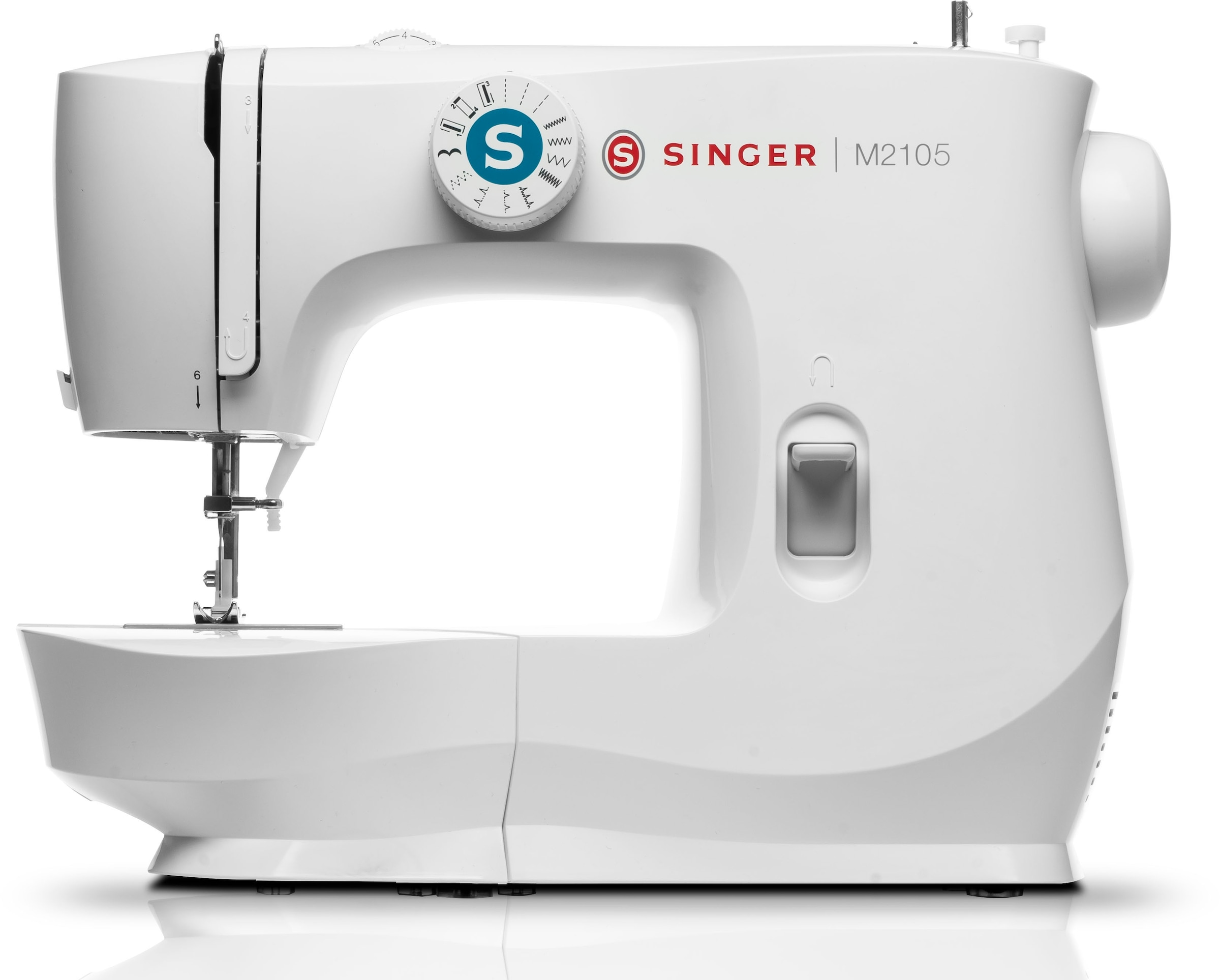 »M2105«, 8 Garantie Programme Jahren XXL Freiarm-Nähmaschine Singer 3 mit