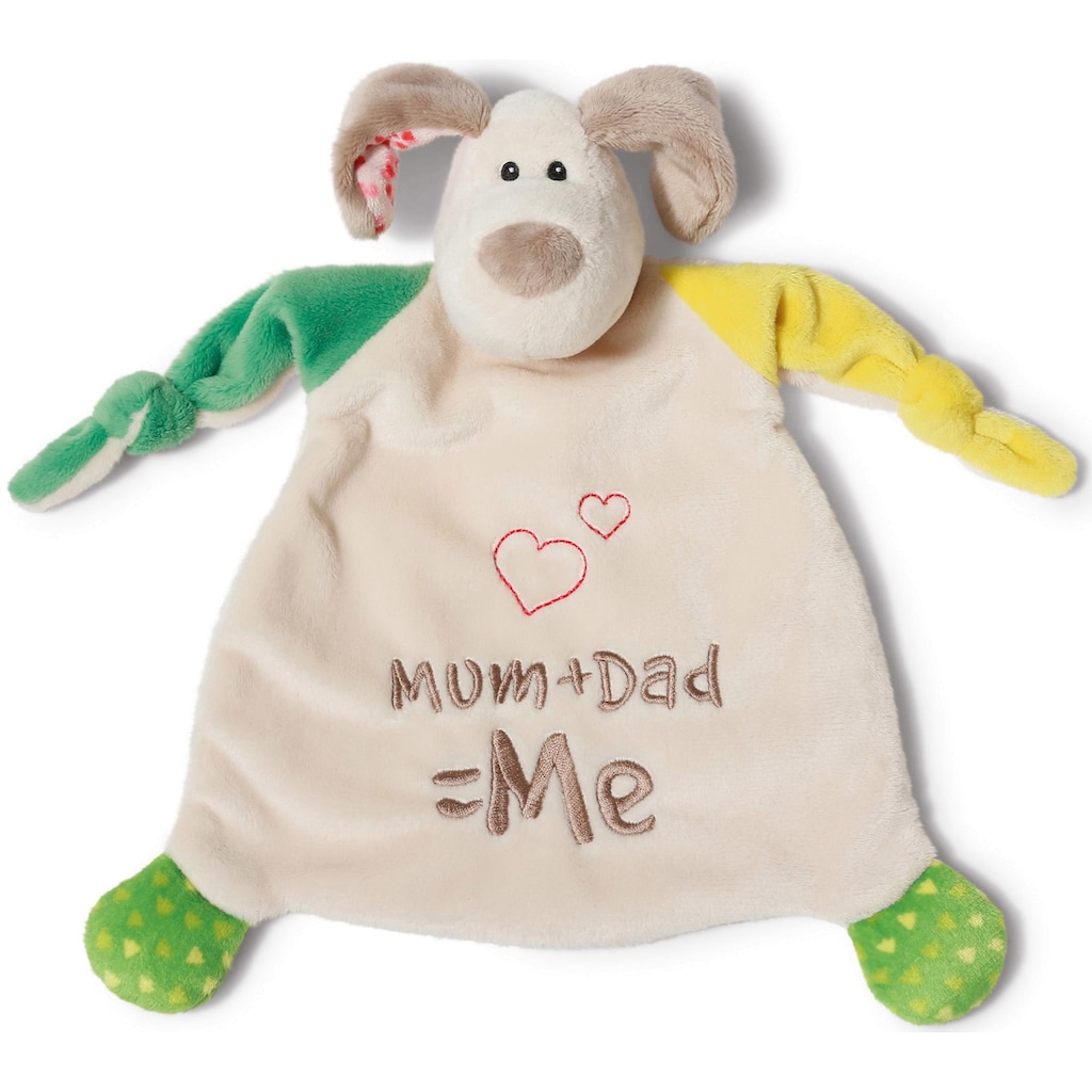 Nici Schmusetuch »My First NICI Kollektion, Hund Fino, Mum+Dad=Me«