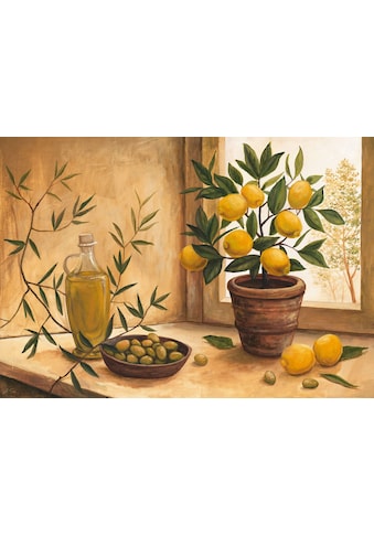 Kunstdruck »A. S.: Olive and lime«, 99/69 cm