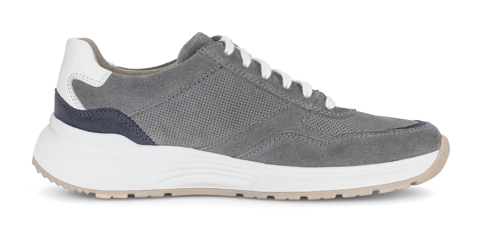 Pius Gabor Sneaker  , Freizeitschuh, Halbschuh, Schnürschuh mit Kontrastbesätzen, G-Weite