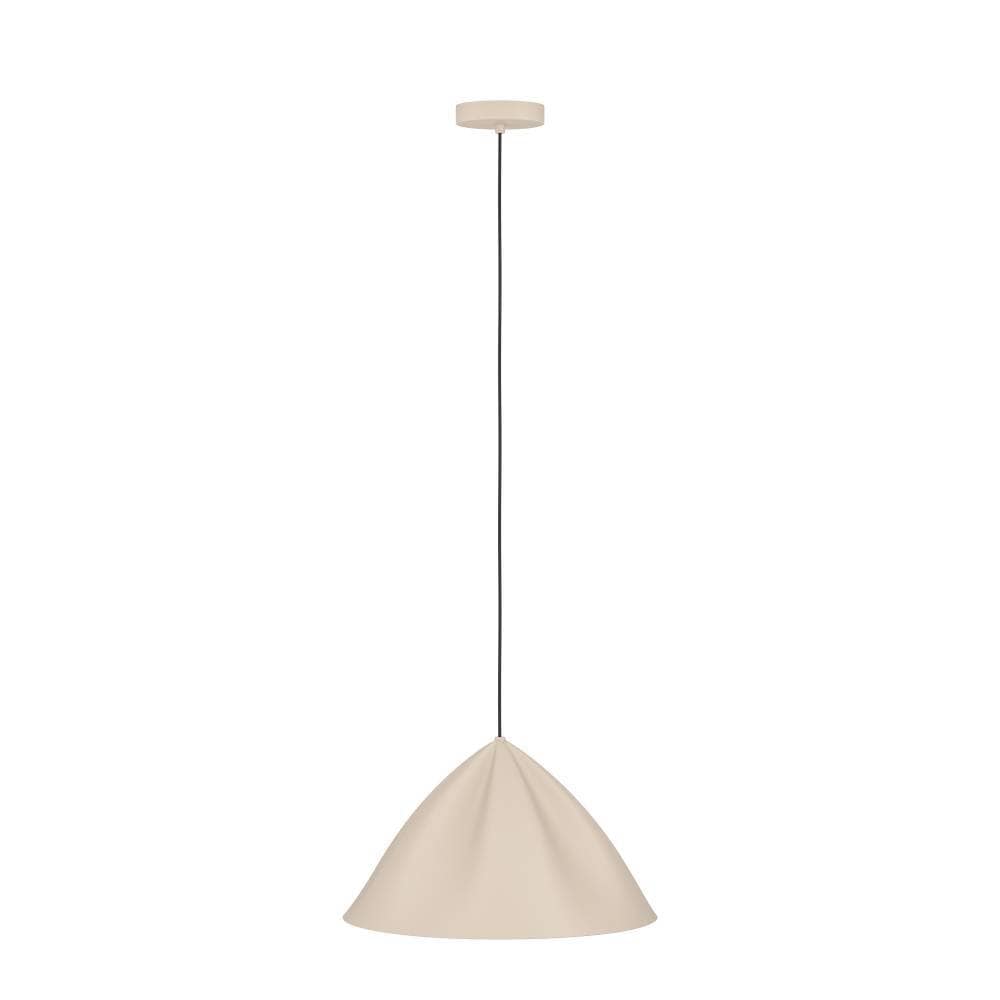 EGLO Hängeleuchte »PODERE«, 1 flammig, Leuchtmittel E27 | ohne Leuchtmittel, Pendelleuchte, Metall in Sandfarben, Lampe mit E27 Fassung, Ø 42,5 cm