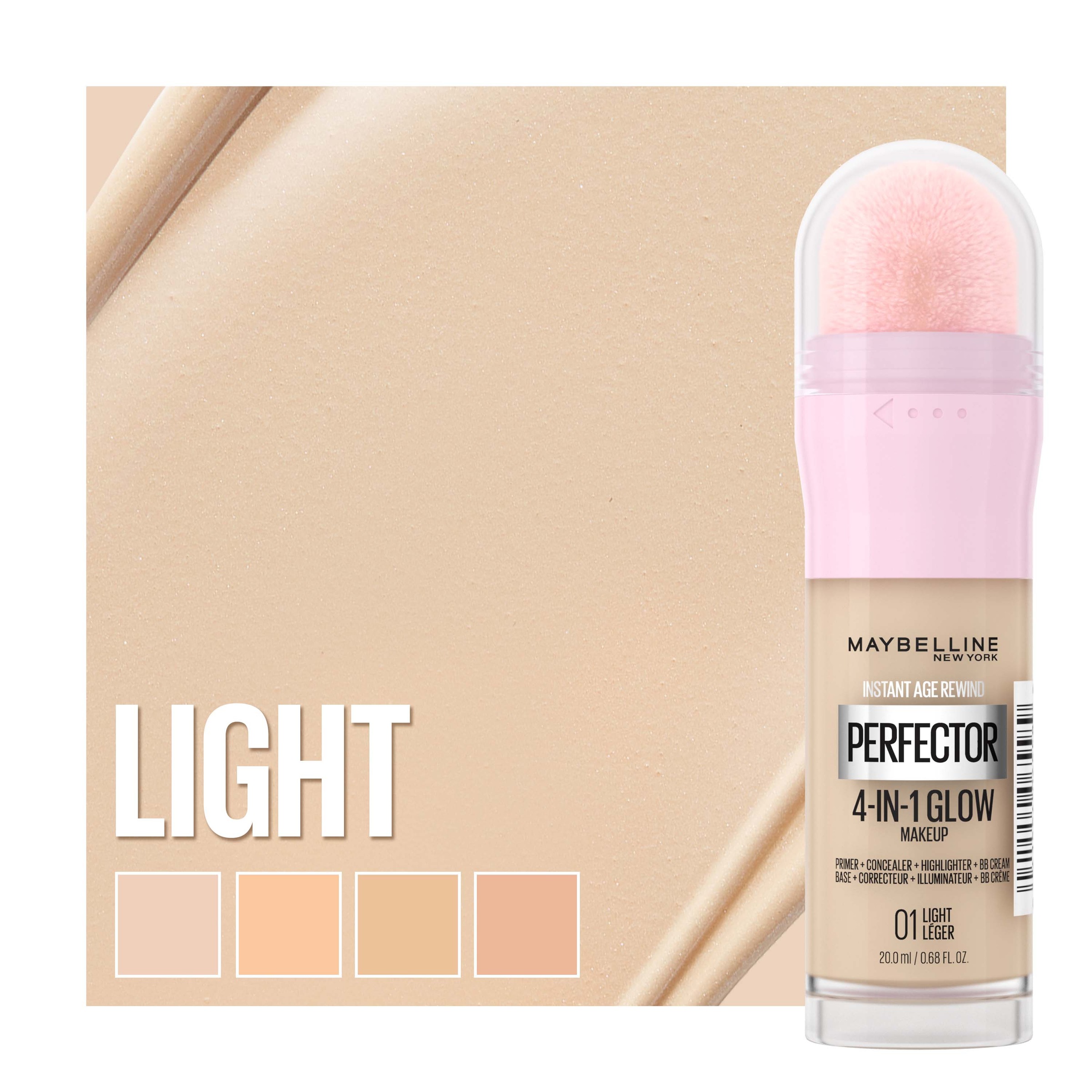 MAYBELLINE NEW YORK Schmink-Set »Maybelline New York Instant Perfector Glow + Concealer«, mit vielseitigen Kombinationsmöglichkeiten