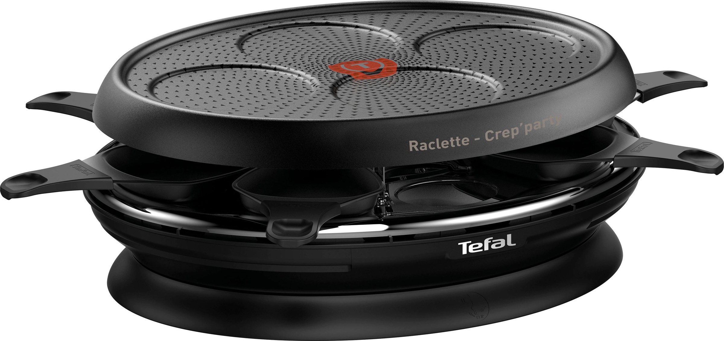 Tefal Raclette »RE3208 2-in-1 Store'In«, 8 St. Raclettepfännchen, 1050 W