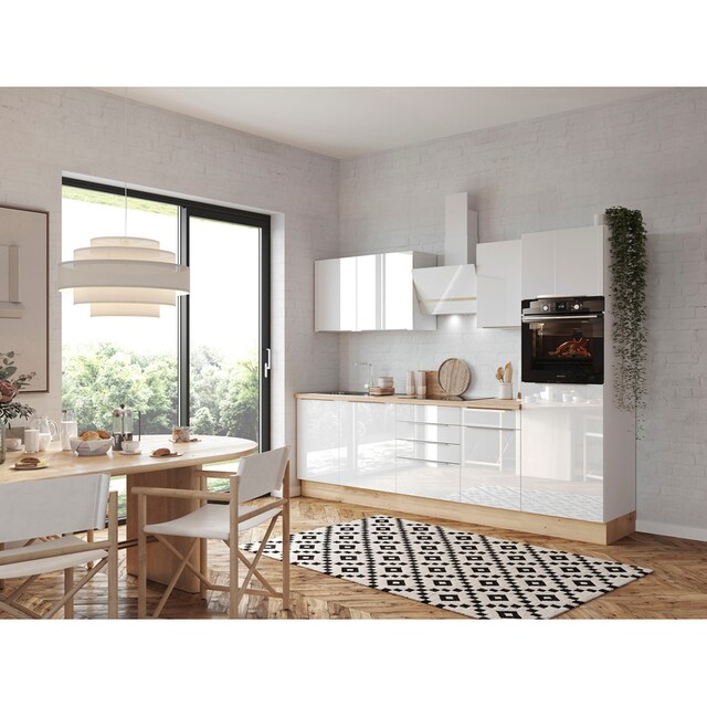 RESPEKTA Küchenzeile »Safado aus der Serie Marleen«, Breite 280 cm, hochwertige  Ausstattung wie Soft Close Funktion bequem kaufen
