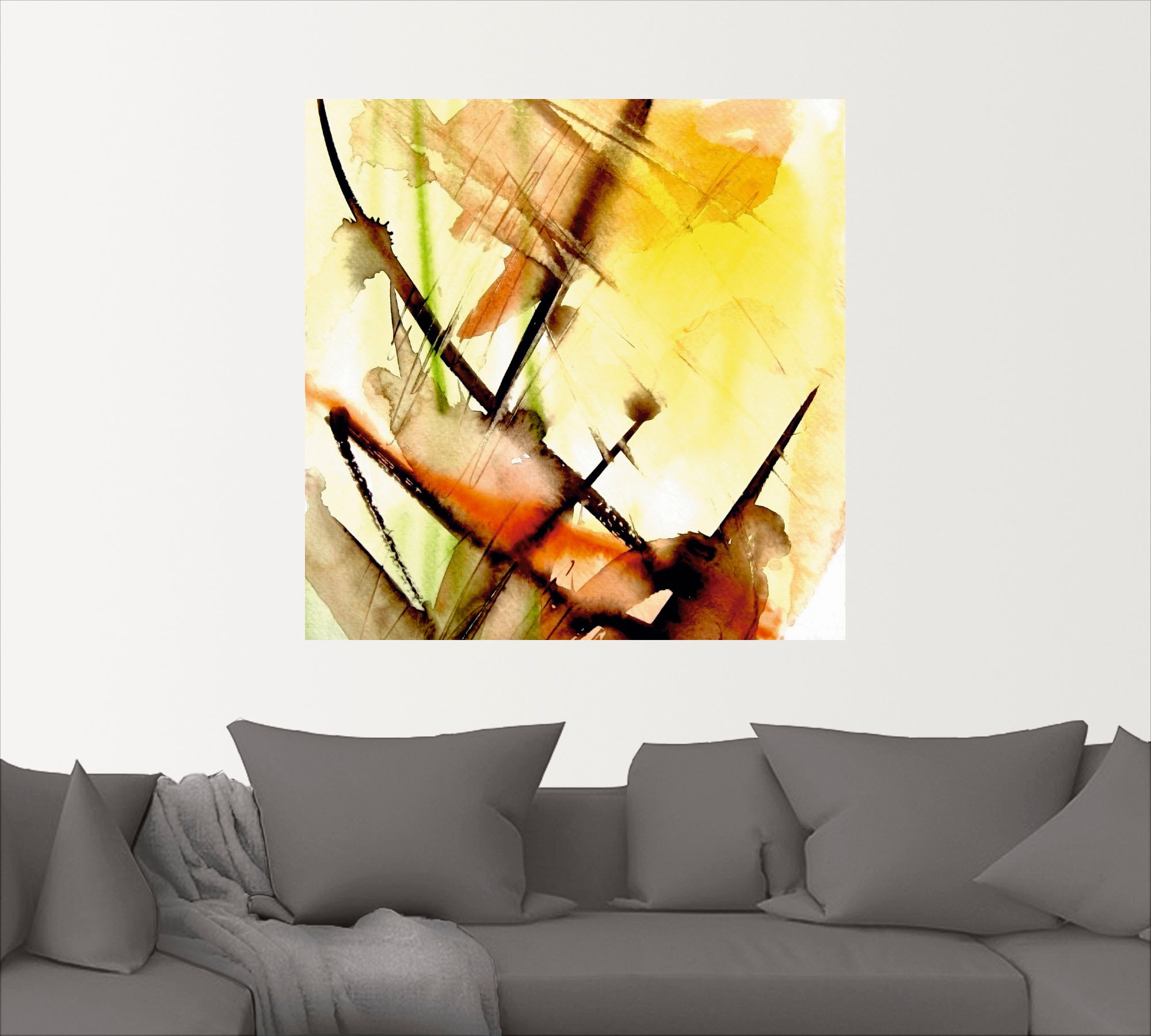 Artland Wandbild »Lichtklang«, Gegenstandslos, (1 St.), als Leinwandbild, Poster, Wandaufkleber in verschied. Größen