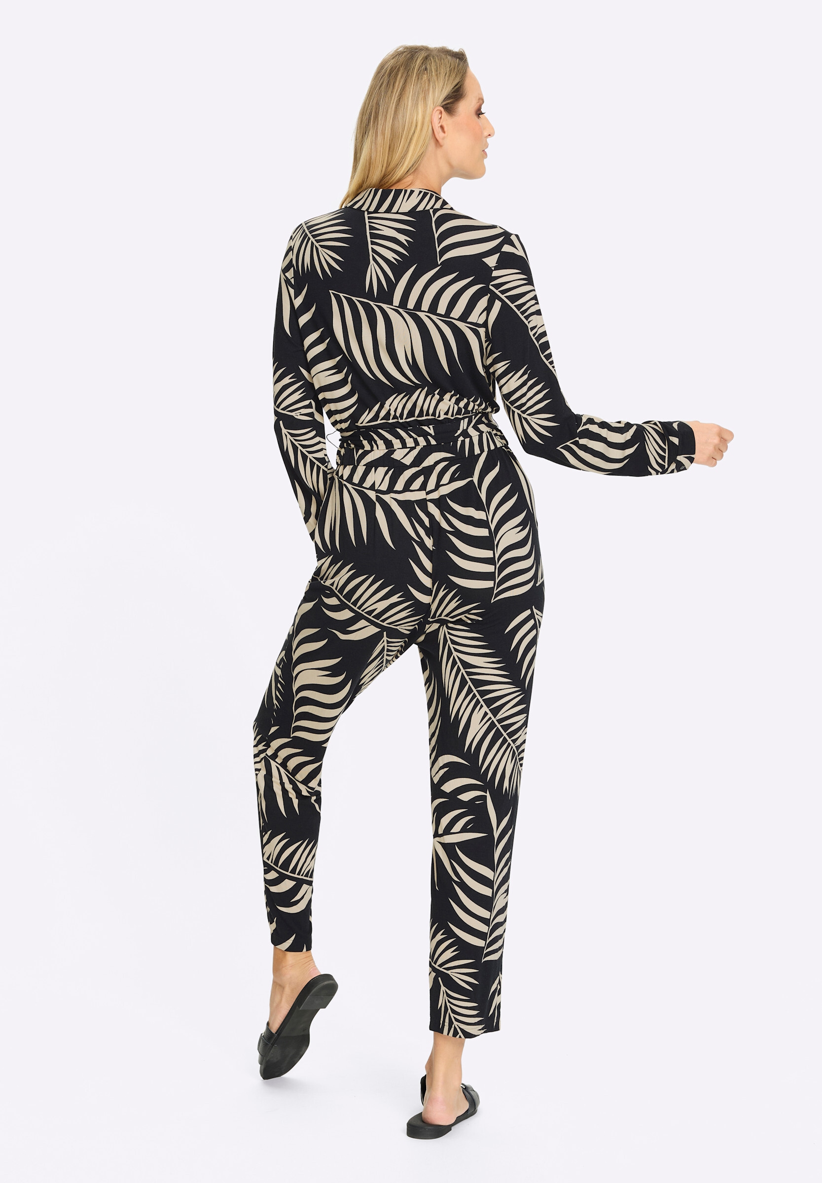 heine Jumpsuit »Jersey-Overall Jumpsuit mit Allover-Druck«