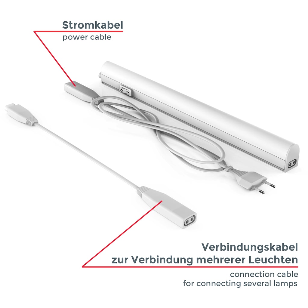 B.K.Licht Lichtleiste, 1 flammig-flammig