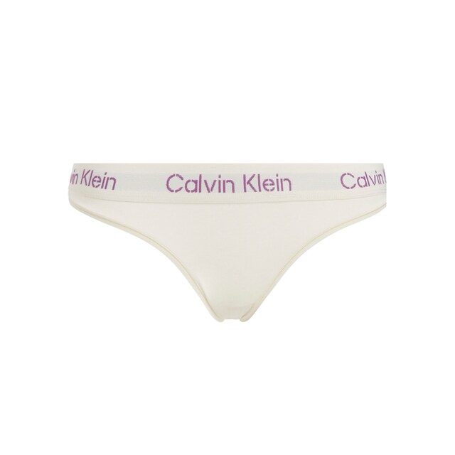 Calvin Klein T-String »THONG«, mit CK-Logoschriftzug am Bund bei ♕