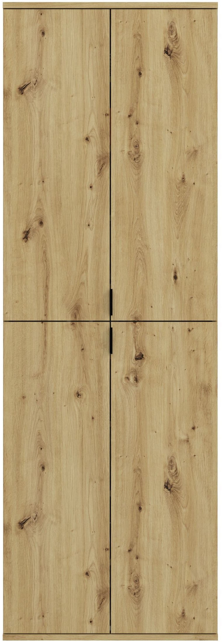 INOSIGN Garderoben-Set »Trondheim, Breite 212 cm, 5-teilig, bestehend aus:«, (Set, 4 St.), 2x Garderobenschrank, 1 Kommode, 1 Garderobenstange, 1 Ablageboden