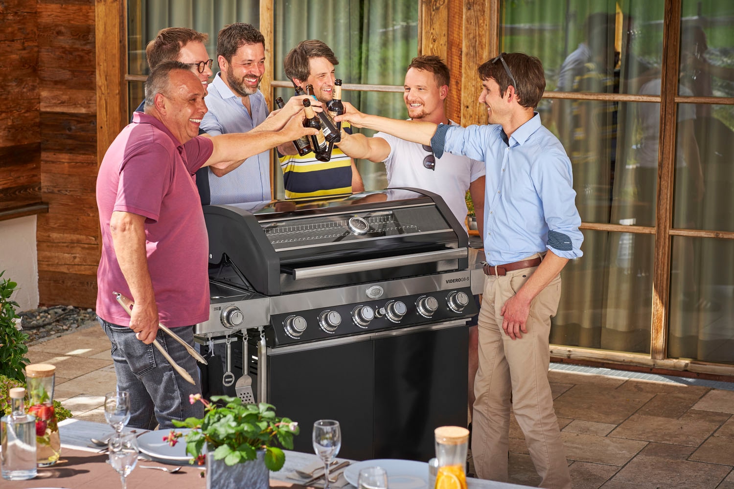 RÖSLE Grillzange »Barbecue, 25054«, mit patentiertem Verschlusssystem, 43 cm, Edelstahl 18/10