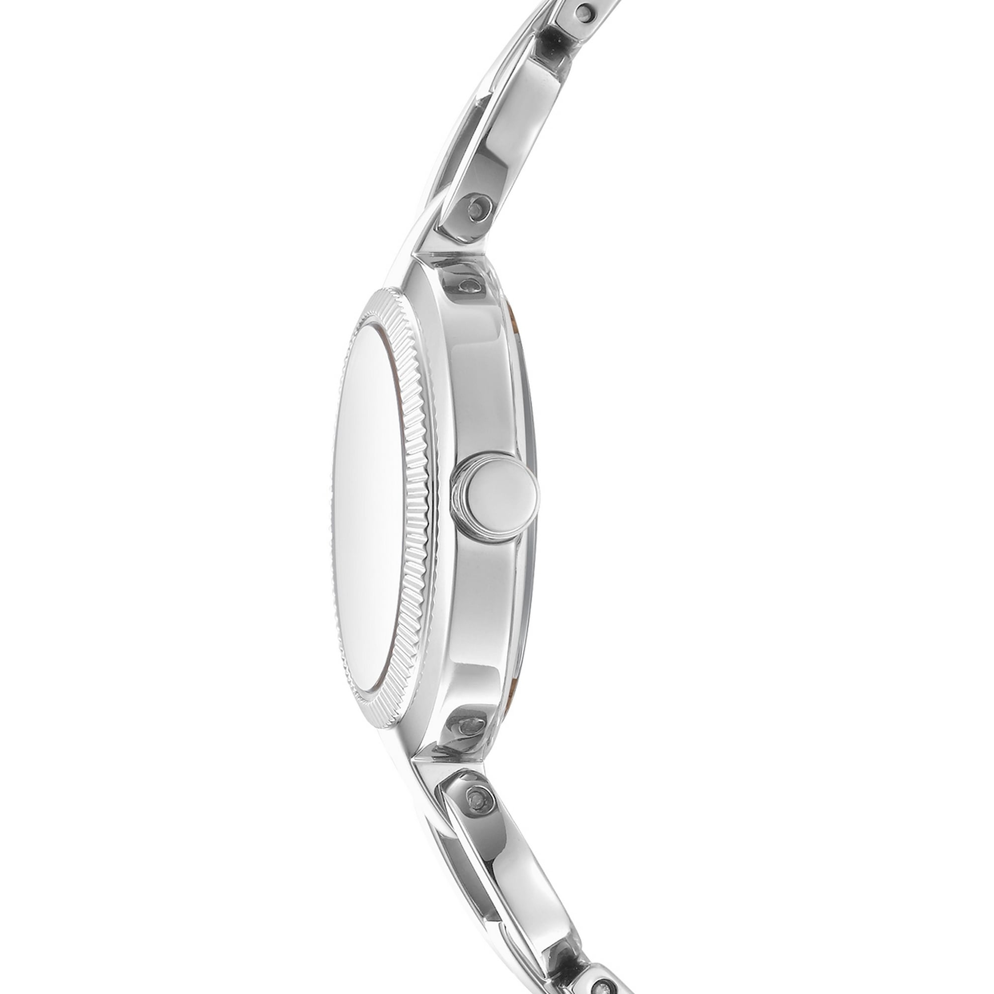 DKNY Quarzuhr »Open Link Watch« Armbanduhr, Damenuhr, Edelstahlarmband, analog