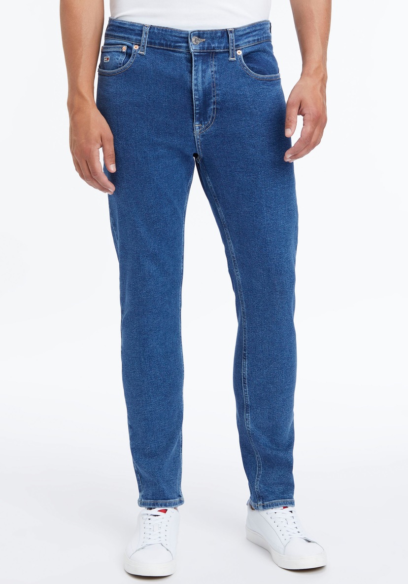 Tommy Jeans Straight-Jeans »RYAN RGLR STRGHT«, mit Tommy Jeans Stitching am  Münzfach bei ♕