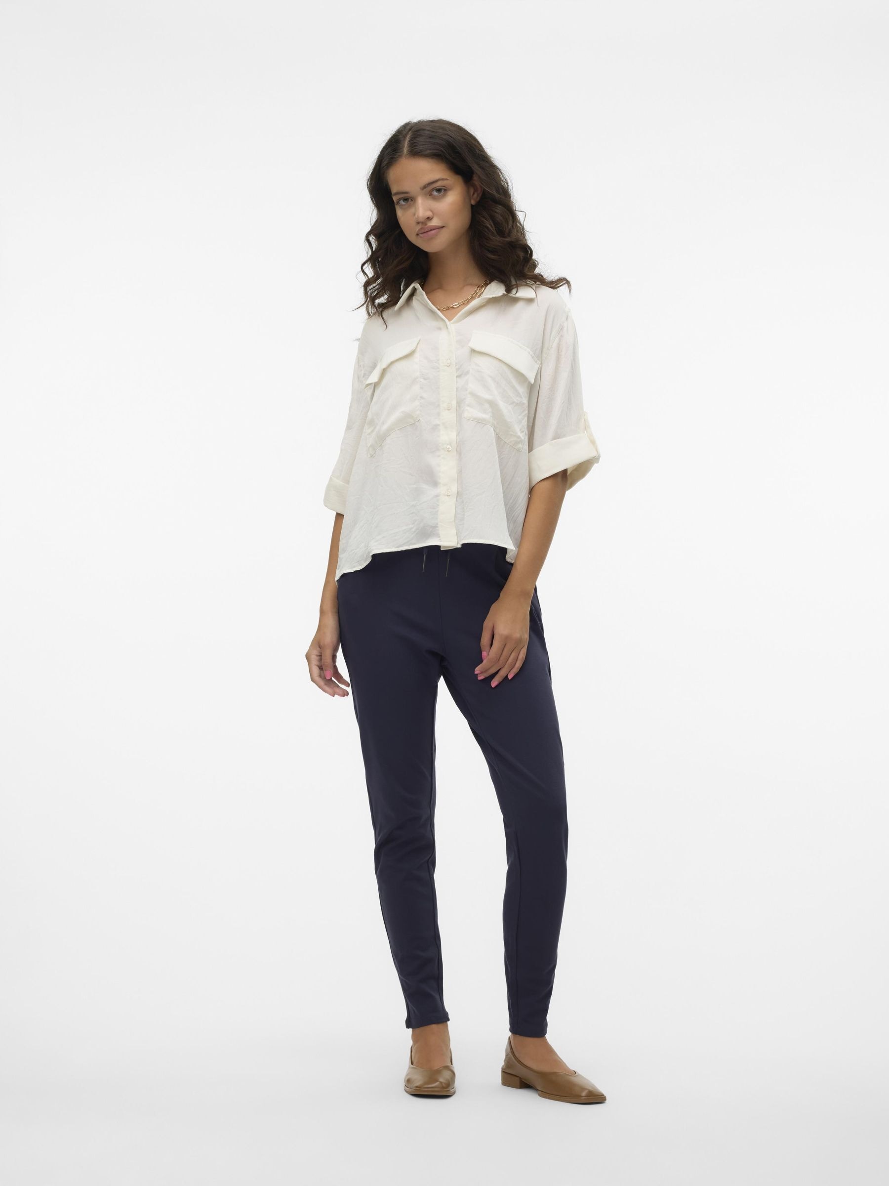 Vero Moda Kurzarmbluse »VMFABIANA 3/4 SHIRT VMA NOOS«