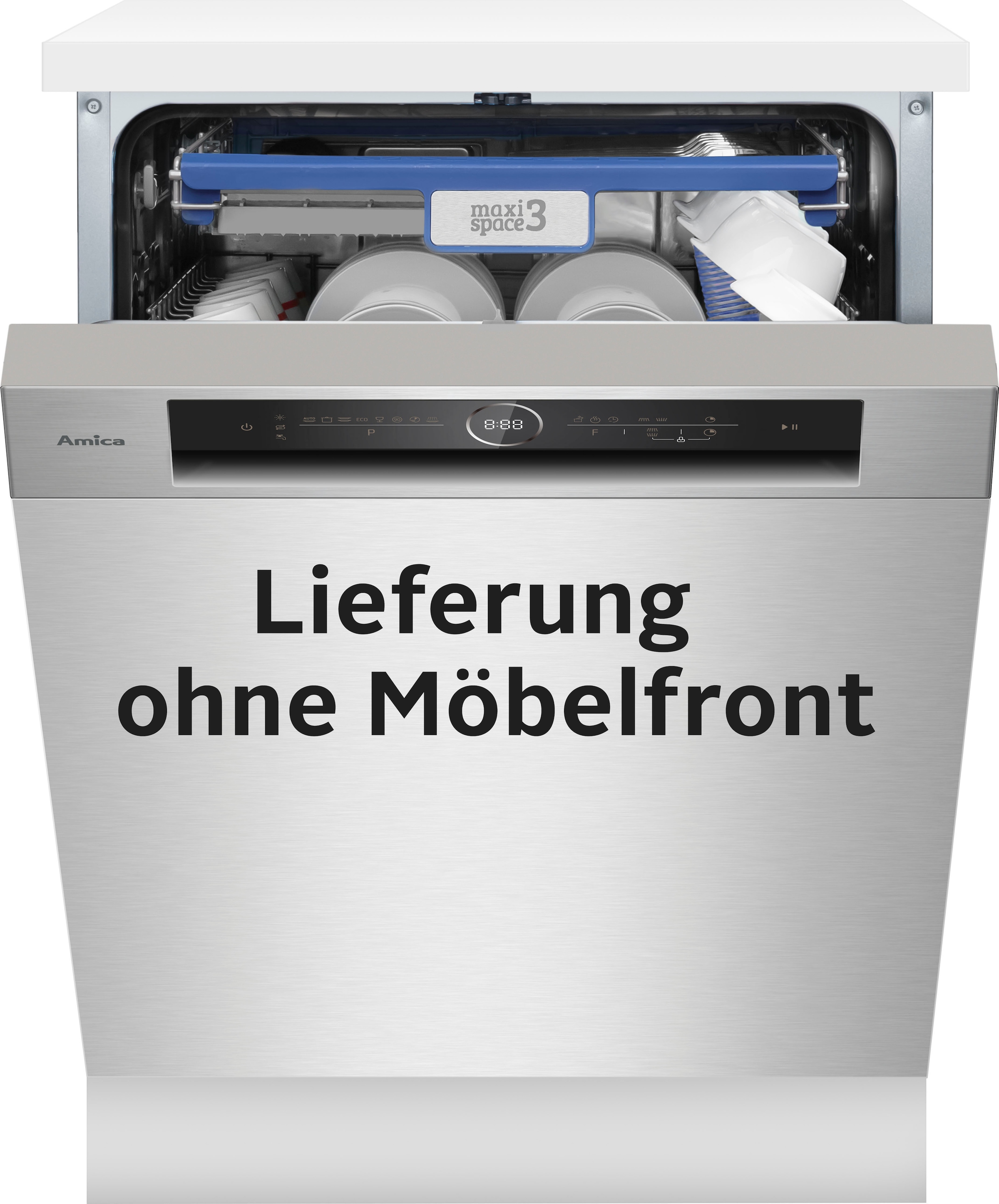 Amica Unterbaugeschirrspüler »EGSPU 514 931 E«, 14 Maßgedecke
