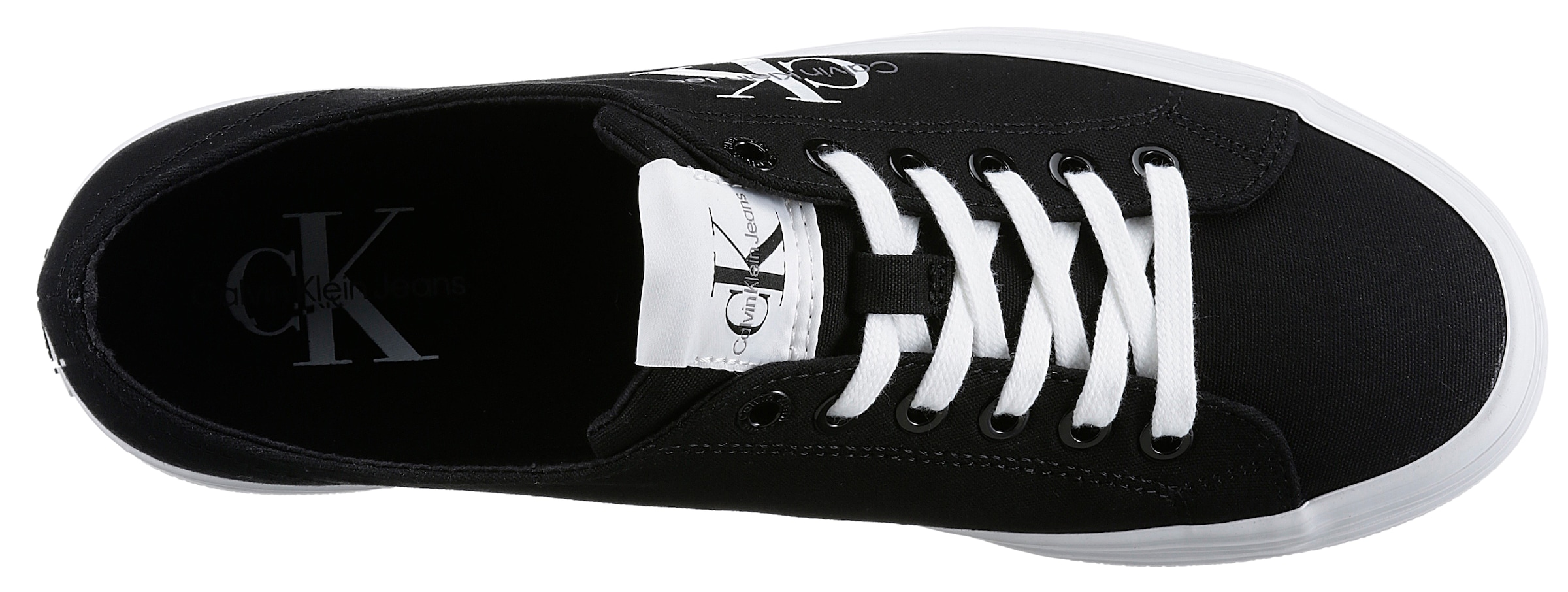 Calvin Klein Jeans Plateausneaker »SHIVARY 16T«, in zeitloser Optik, Freizeitschuh, Halbschuh, Schnürschuh
