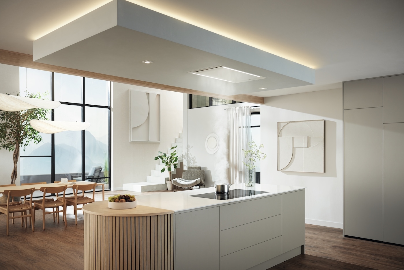 Miele Deckenhaube »DAC 4940 Stella Ambient Mattweiß«