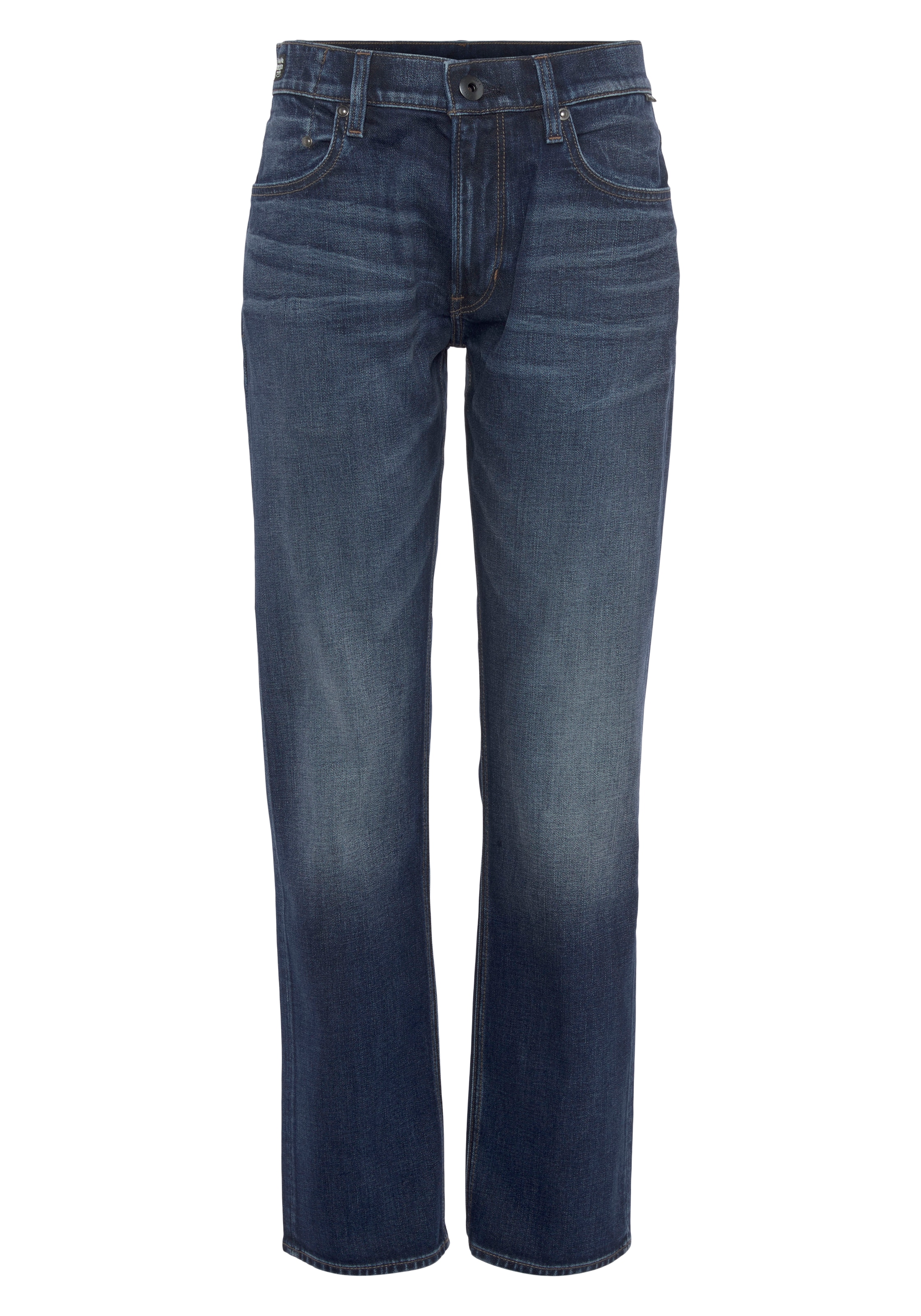 G-STAR Straight-Jeans »Mosa Straight«, mit hellen Nähten