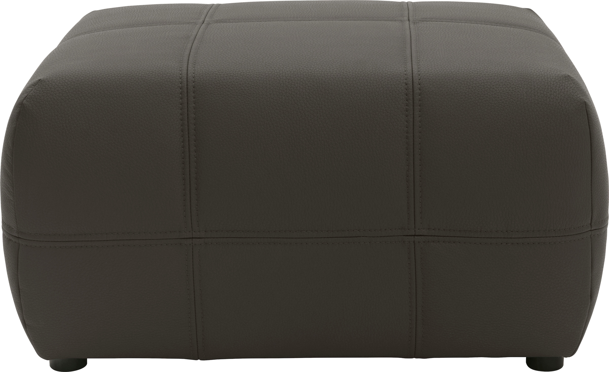DOMO collection Hocker »Brandon«, kleine Ausführung, passend zu "Brandon" in Leder und Luxus-Kunstleder