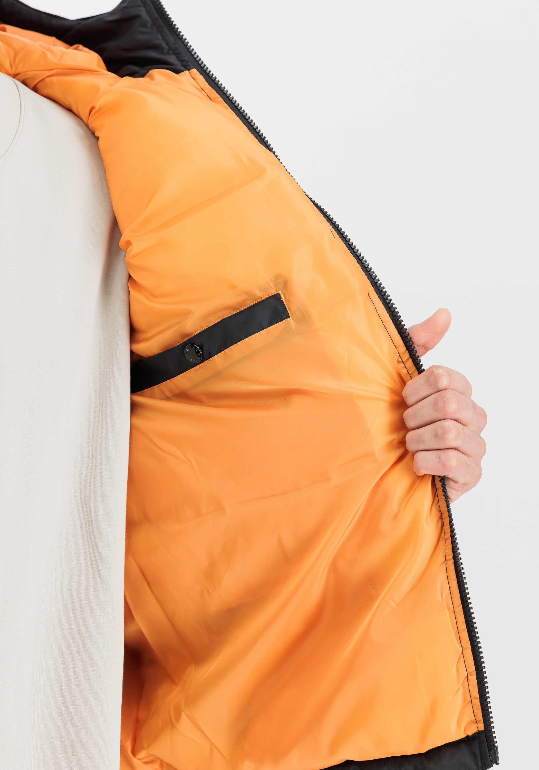 Alpha Industries Wendejacke »Hooded Puffer Vest FD«