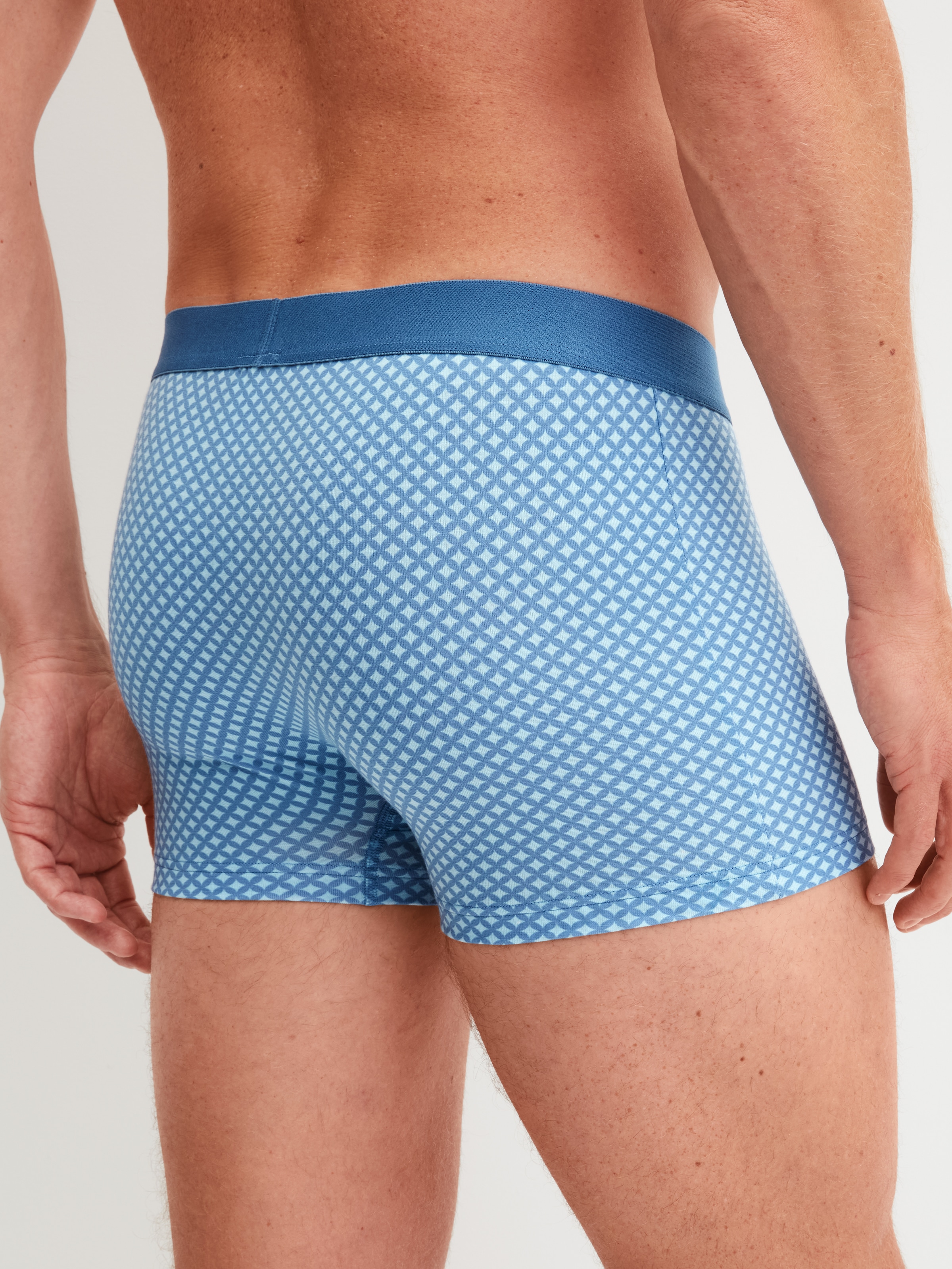 CALIDA Boxershorts »Cotton Code Design« mit weichem Elastikbund, ohne Eingriff