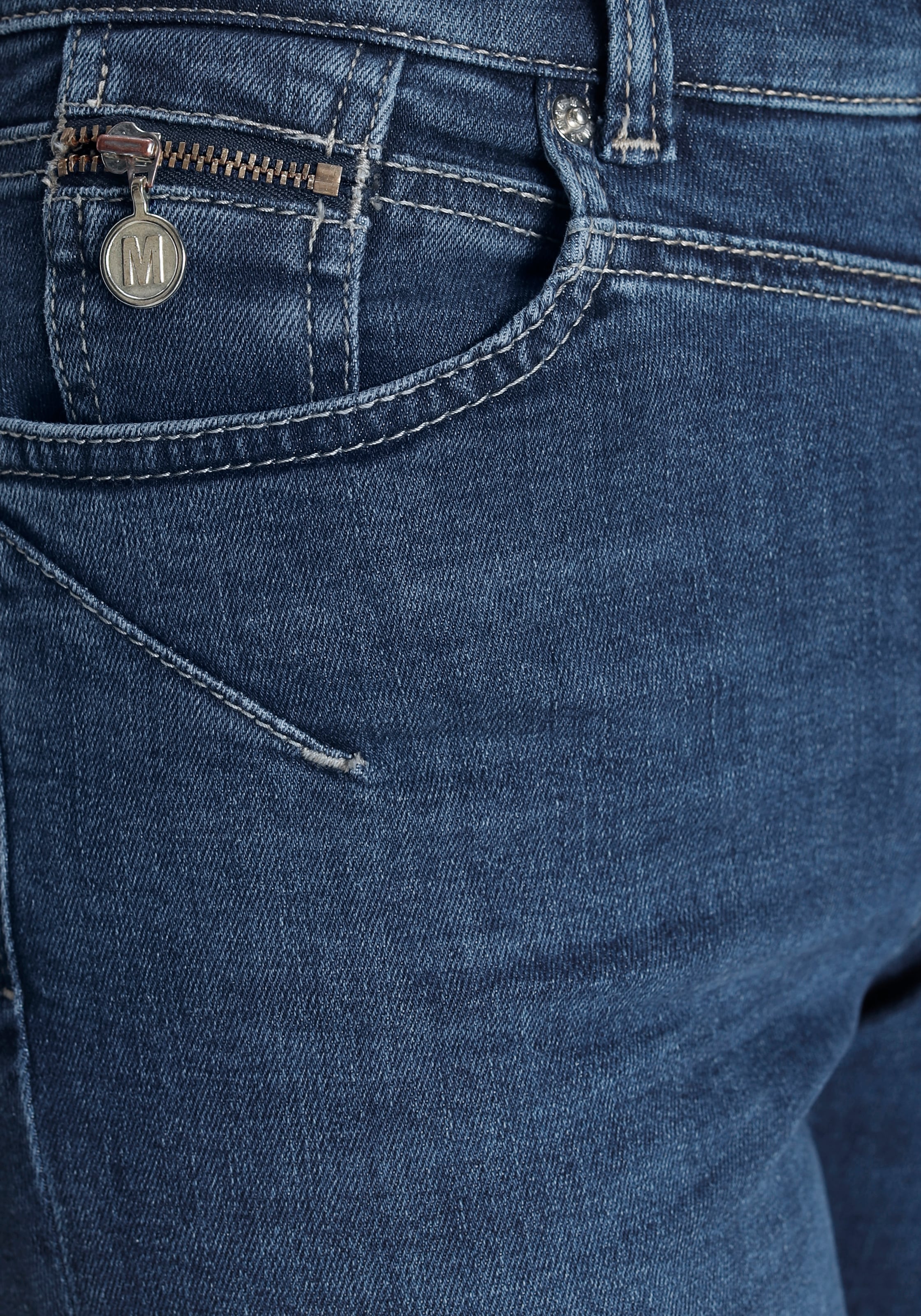 MAC Slim-fit-Jeans »Rich-Slim«, Robuste strukturierte Denimqualität