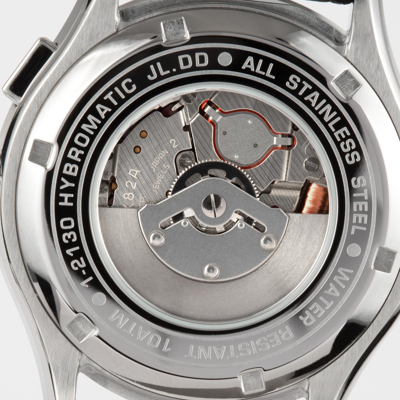 Jacques Lemans Kineticuhr »Hybromatic, 1-2130C«, Armbanduhr, Herrenuhr, Datum, Leuchtzeiger, Lederarmband