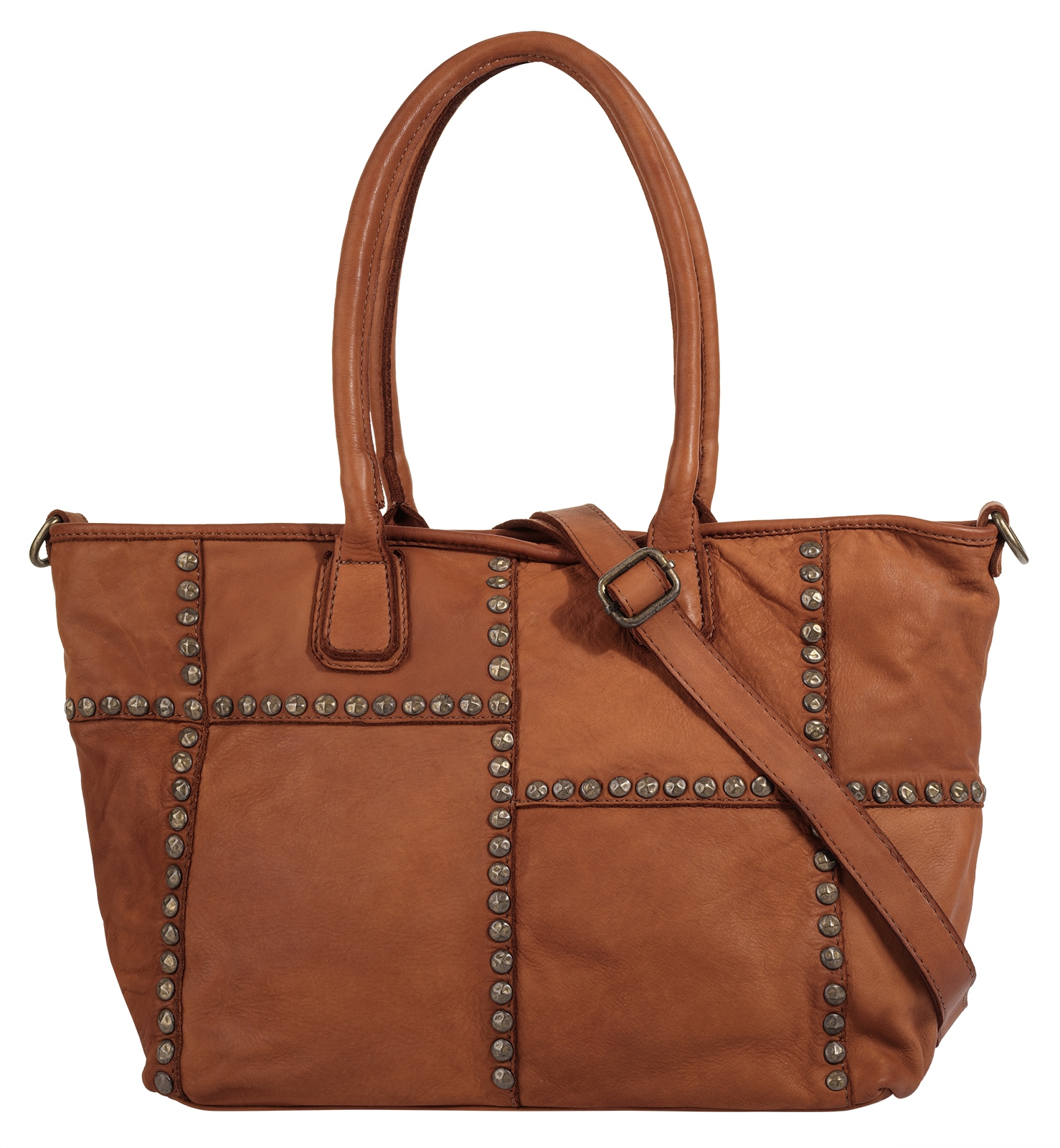 Samantha Look Shopper "SAMANTHA LOOK Damen echt Leder, Made in Italy" echt Leder, Made in Italy