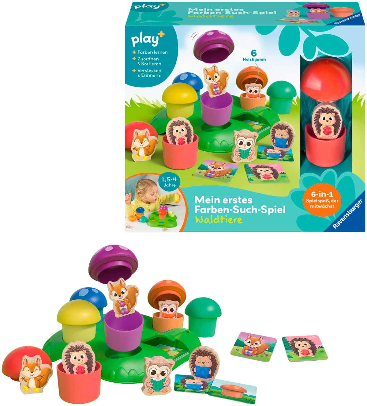 Ravensburger Spiel »Mein erstes Farben-Suchspiel: Waldtiere«
