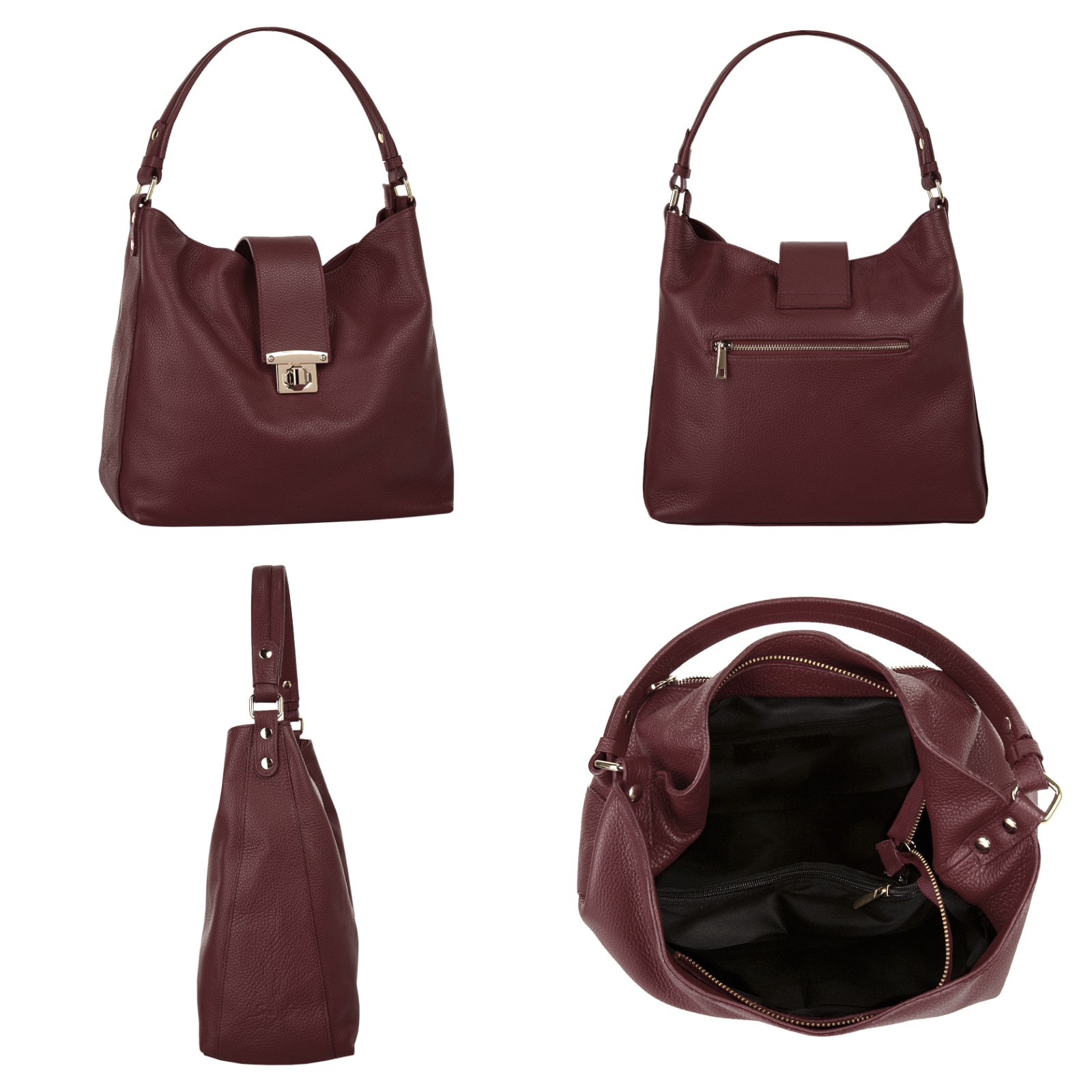 Samantha Look Shopper, echt Leder, Made in Italy