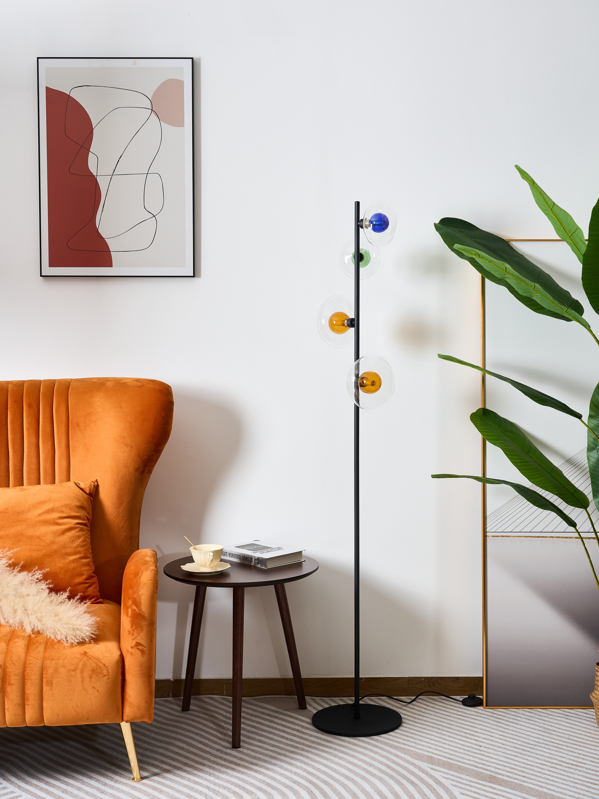 ECO-LIGHT Stehlampe »Uranus«, 4 flammig, Leuchtmittel G9 | ohne Leuchtmittel