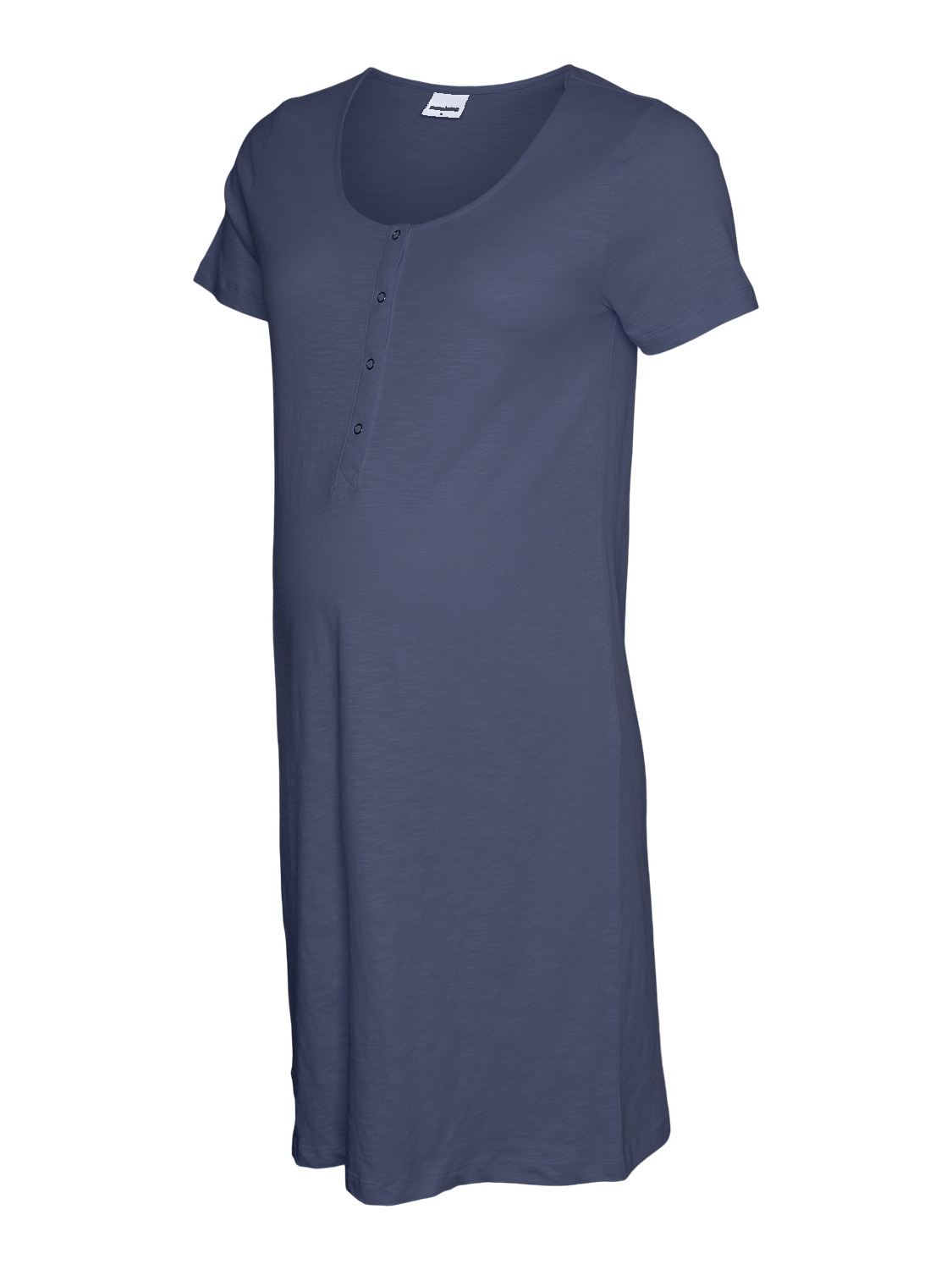 Mamalicious Umstandsnachthemd »MLMIRA SOLID JRS NIGHTGOWN 2F A. E. NOOS« aus Baumwolle, Regular Fit, mit Rundhalsausschnitt, kniefrei