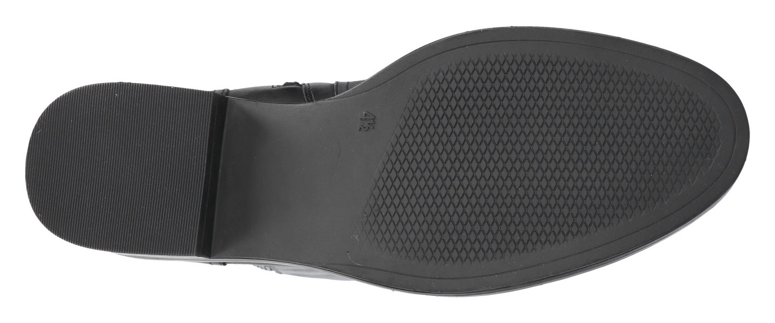 Caprice Stiefel, Blockabsatz, Langschäfter, Businessstiefel in bequemer Weite