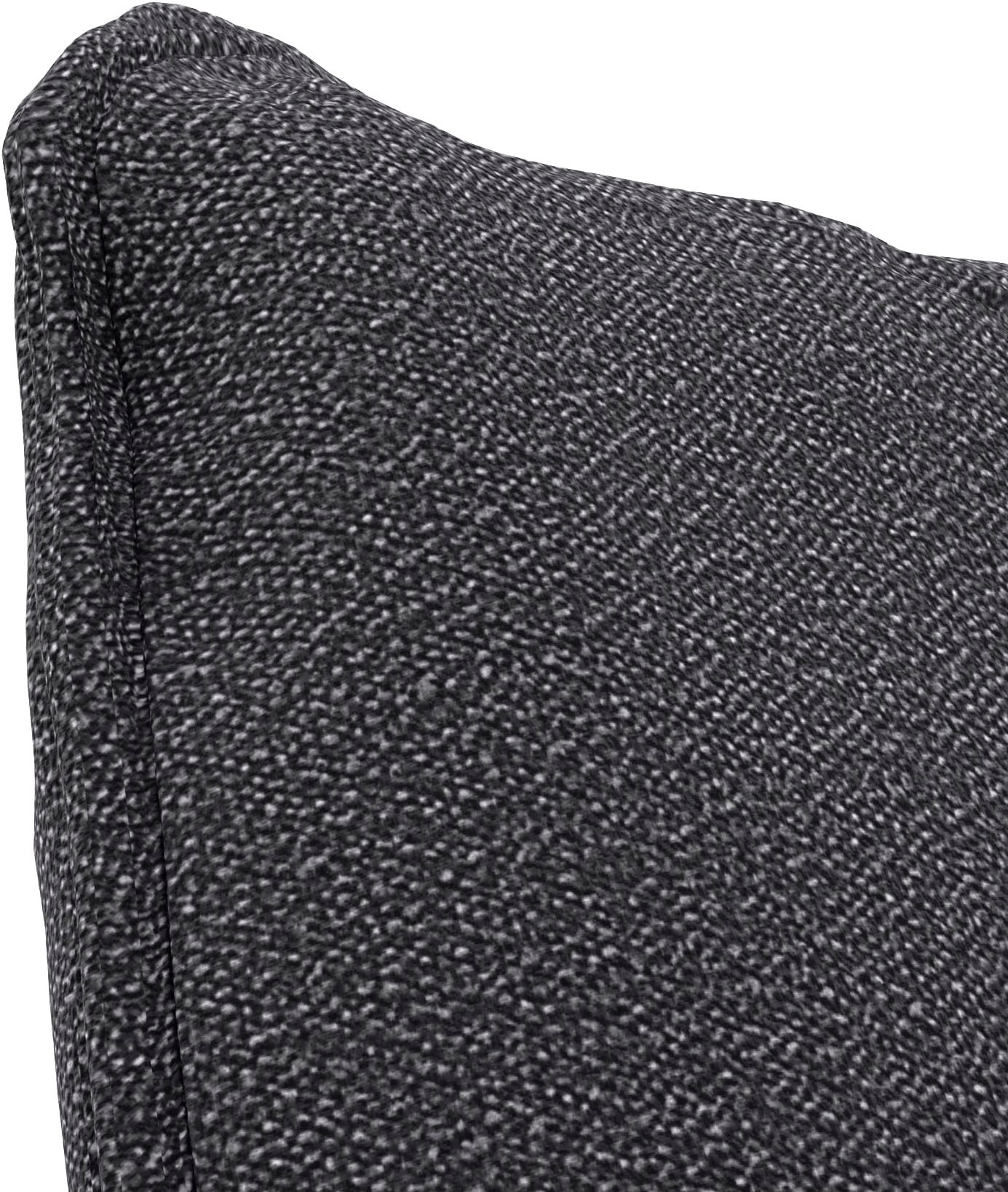 TRENDMANUFAKTUR Ecksofa »Fordon, Schlafsofa mit Bettkasten, Couch in L-Form, Breite 250 cm«, in Struktur fein LEO, haustierfreundlich, anthrazit, Recamiere links