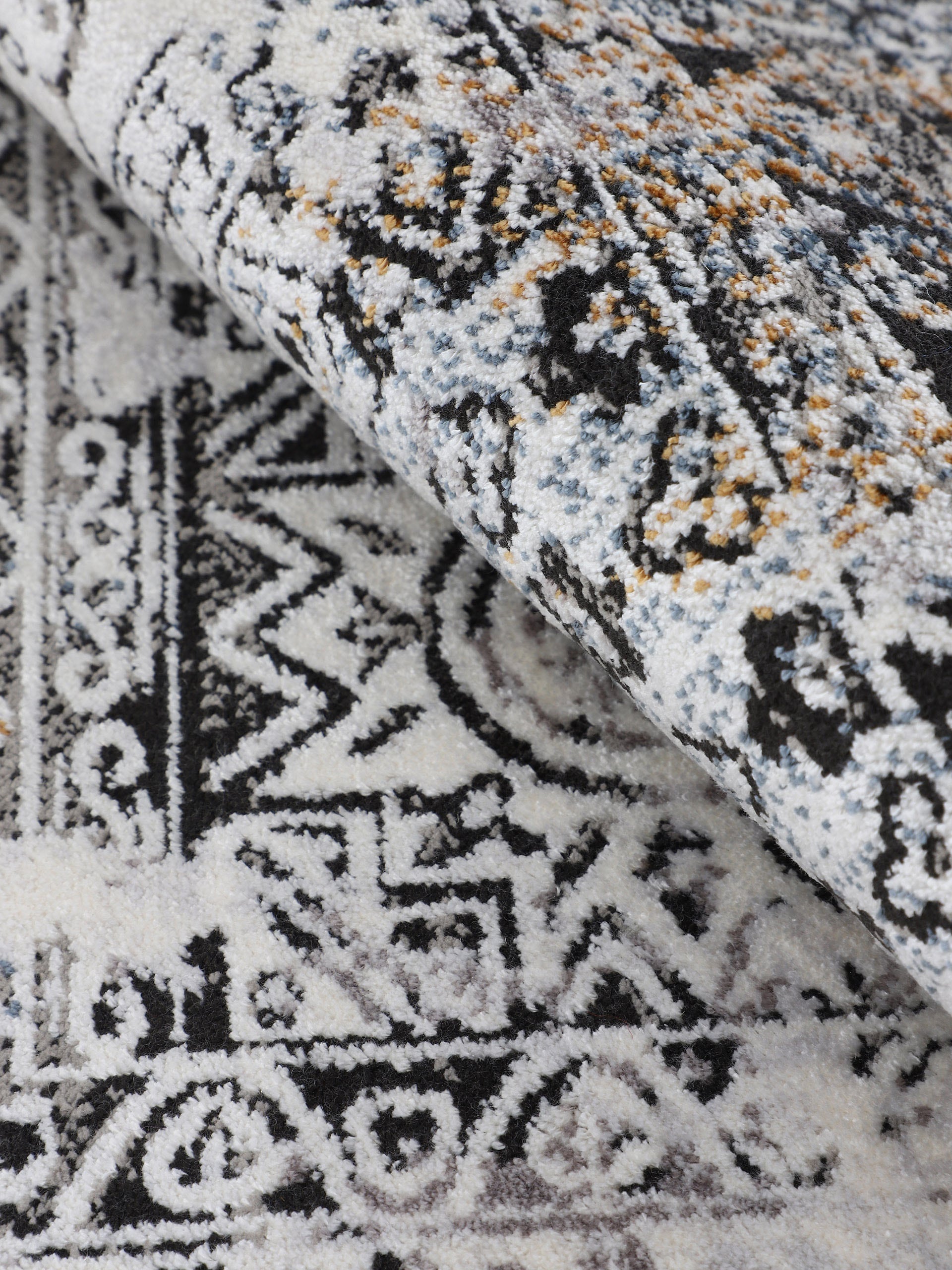 carpetfine Teppich »Vintage Liyath«, rechteckig, 8 mm Höhe, hoher Viskoseanteil, im Vintage Look, Wohnzimmer