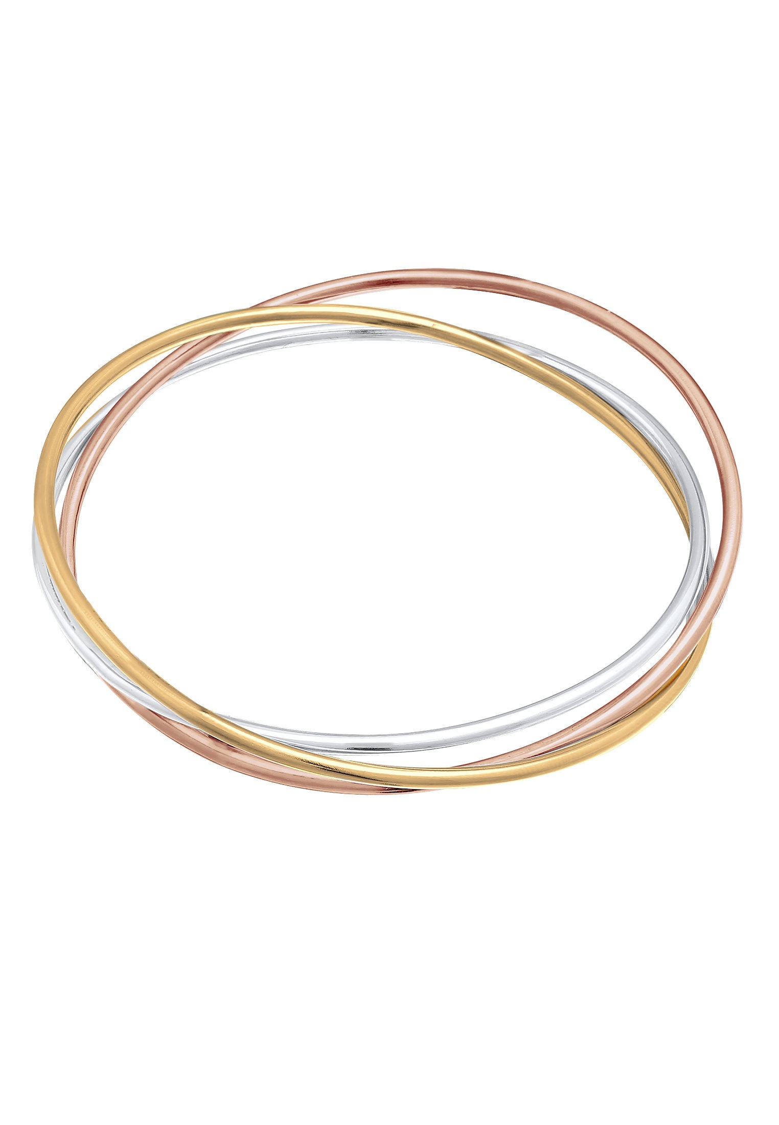 Elli Premium Armreif »Armband Armreif Dreier Mehrreihig Verschlungen 925 Silber«
