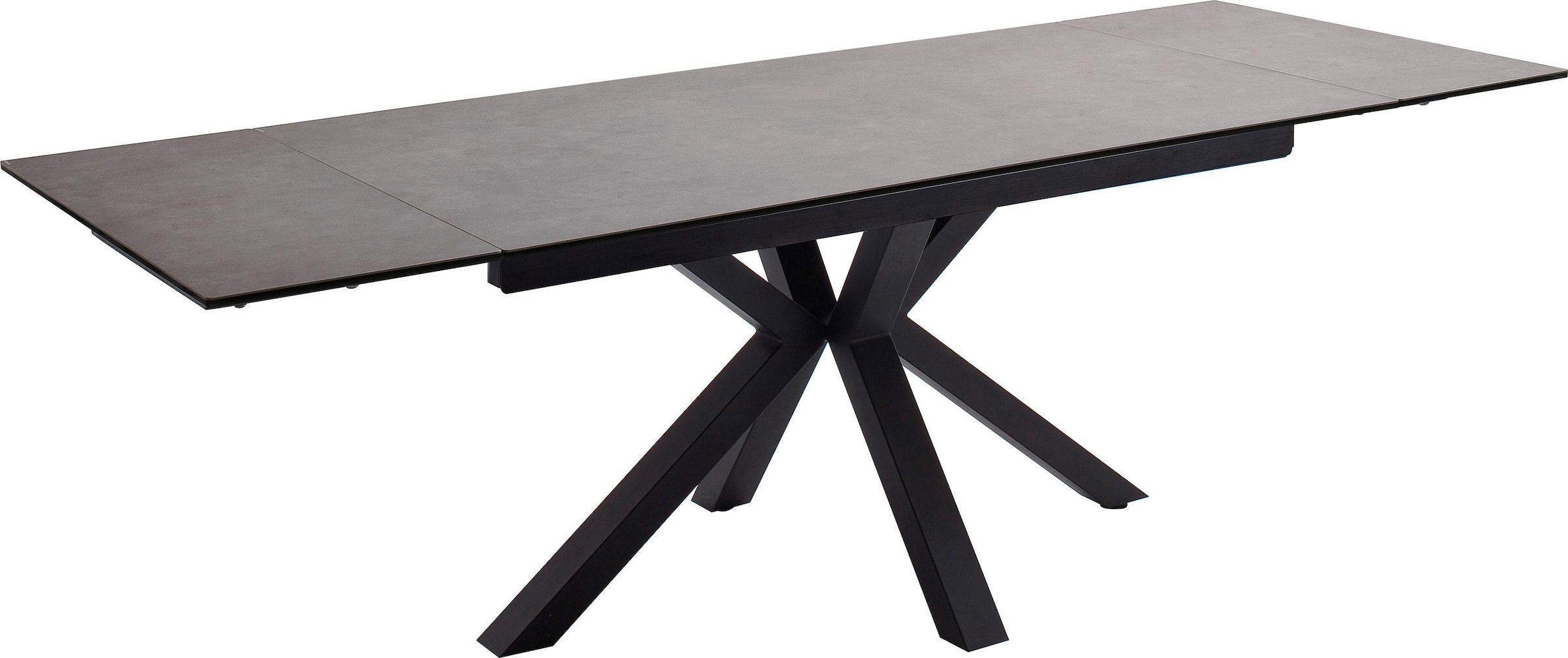 MCA furniture Esstisch »Nagano« Esstisch Glas-Keramik mit Stirnauszug