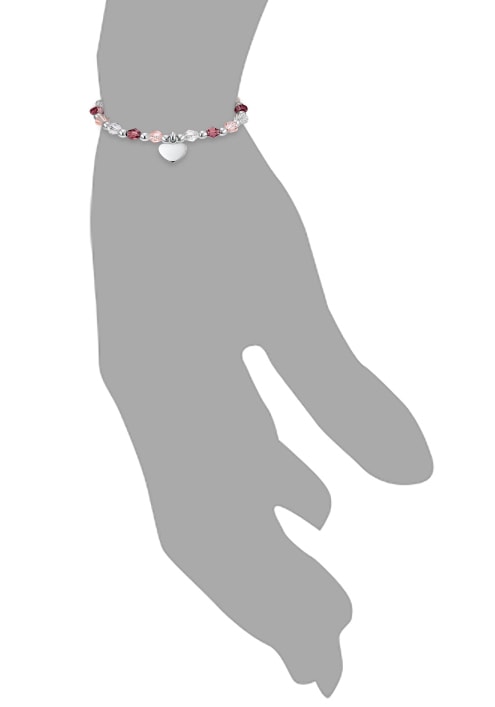 Prinzessin Lillifee Armband »Herz, 2034005«, bei mit Glasstein