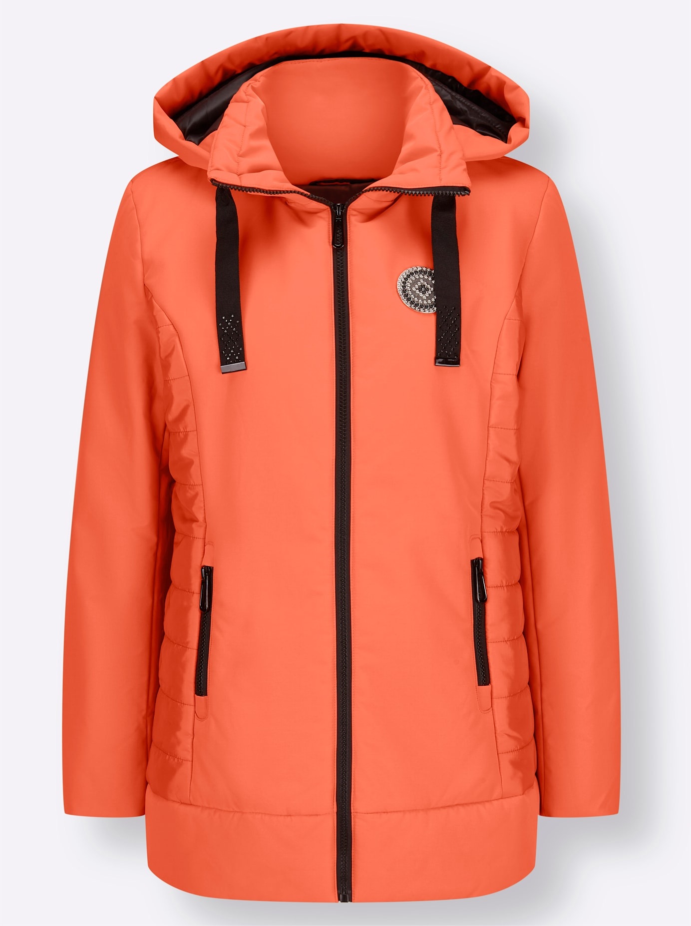 Inspirationen Langjacke, mit Kapuze