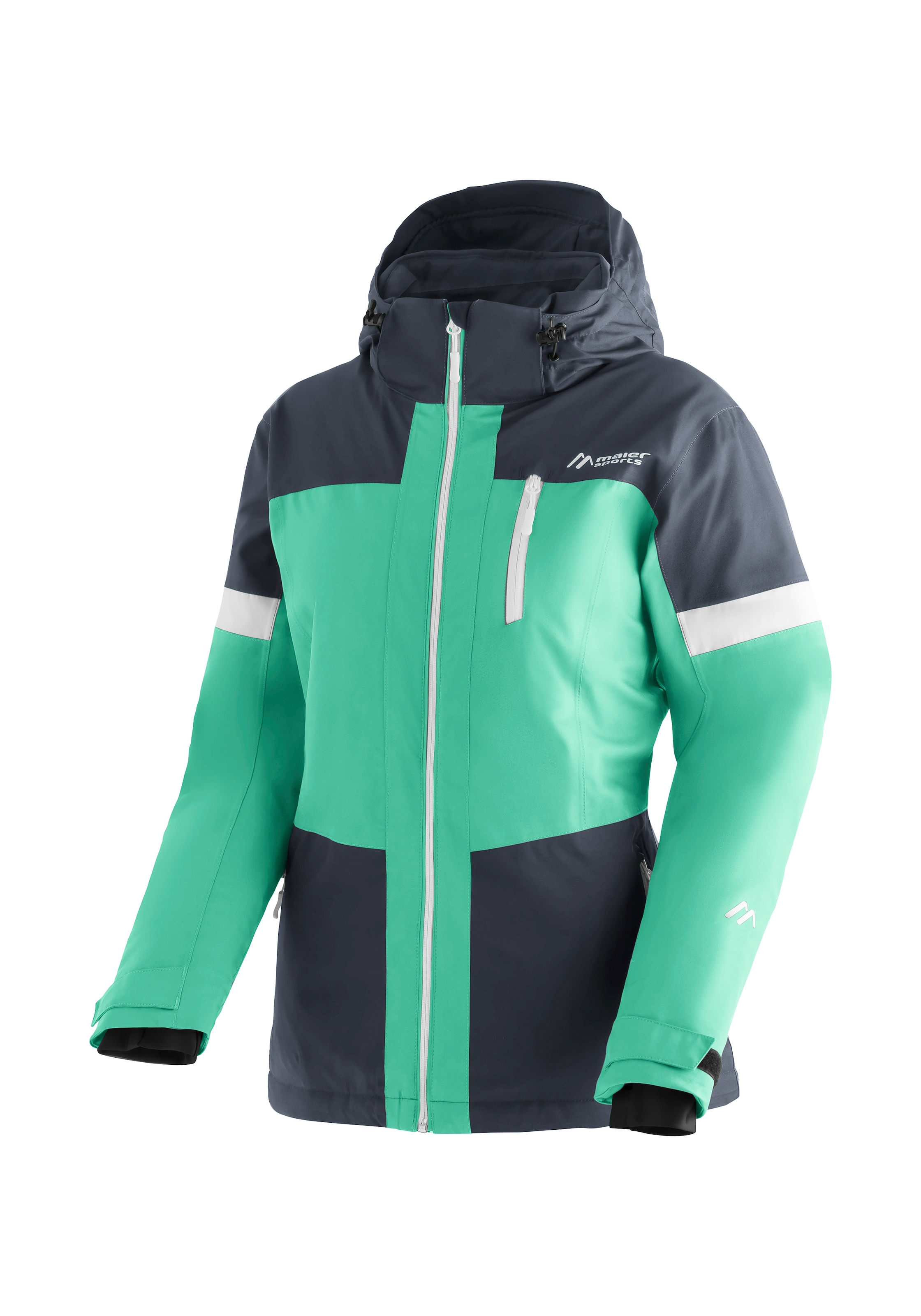 Maier Sports Skijacke »HANNI« Damen Winterjacke, wasserdicht, 3 RV-Taschen und Kapuze, Regular fit