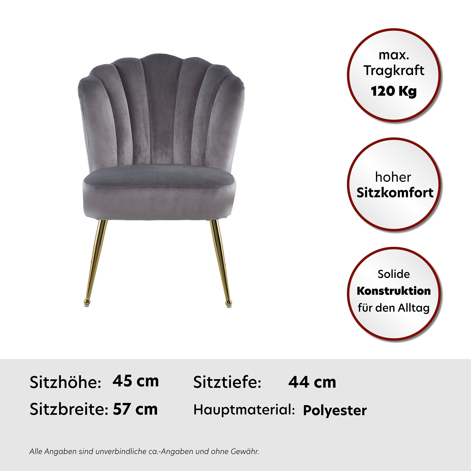 Kayoom Esszimmerstuhl »Stuhl Pippa, Rückenlehne im Retro-Stil, ausgefallene Rückenlehne«, 1 St., Stoffbezug, samtweicher Bezug, Eye-Catcher im Raum, ausgefallene Rückenlehne