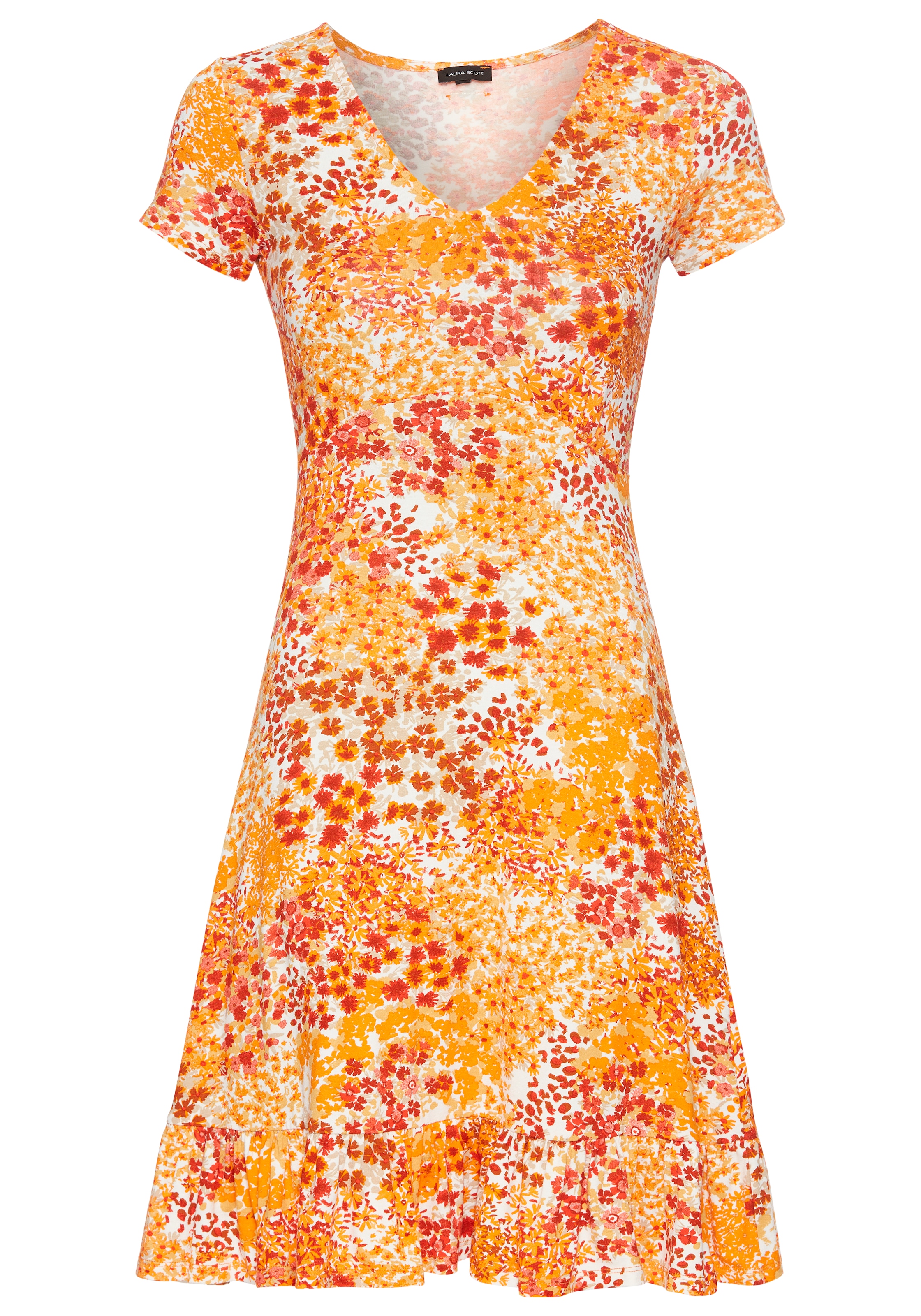 Laura Scott Sommerkleid, sportlich-feminines Skaterkleid, Mini-Länge