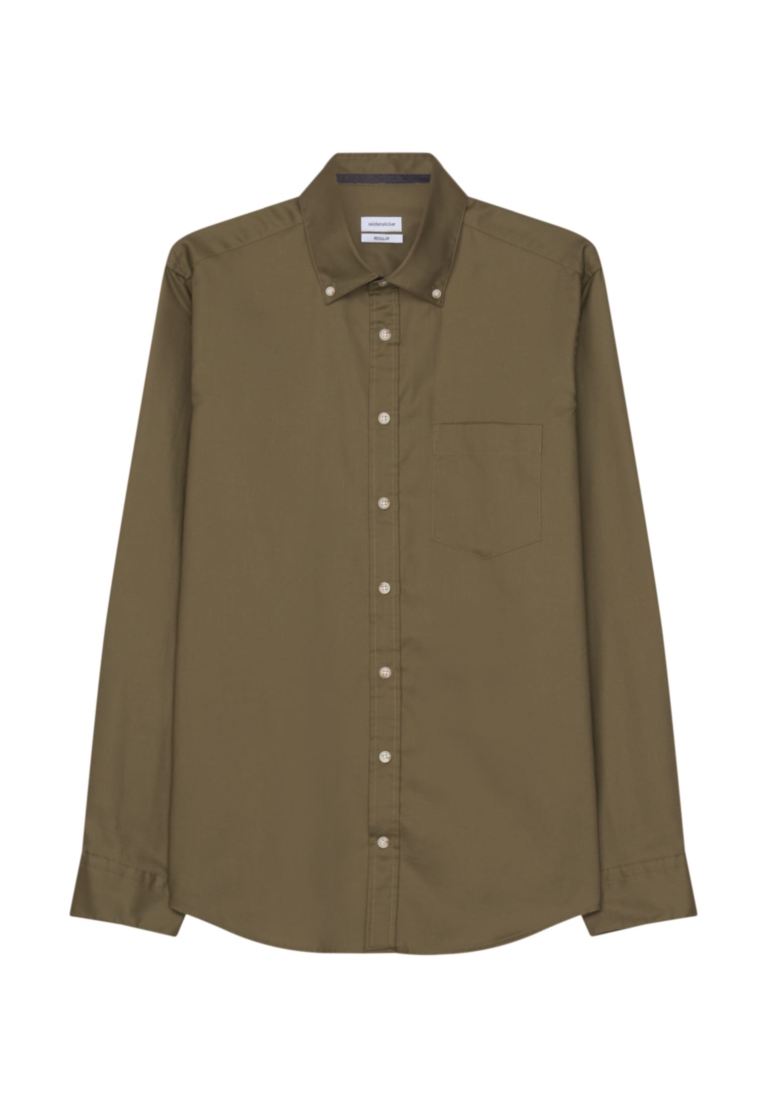 seidensticker Businesshemd »Schwarze Rose« Regular 1/1 Button-Down-Kragen Uni