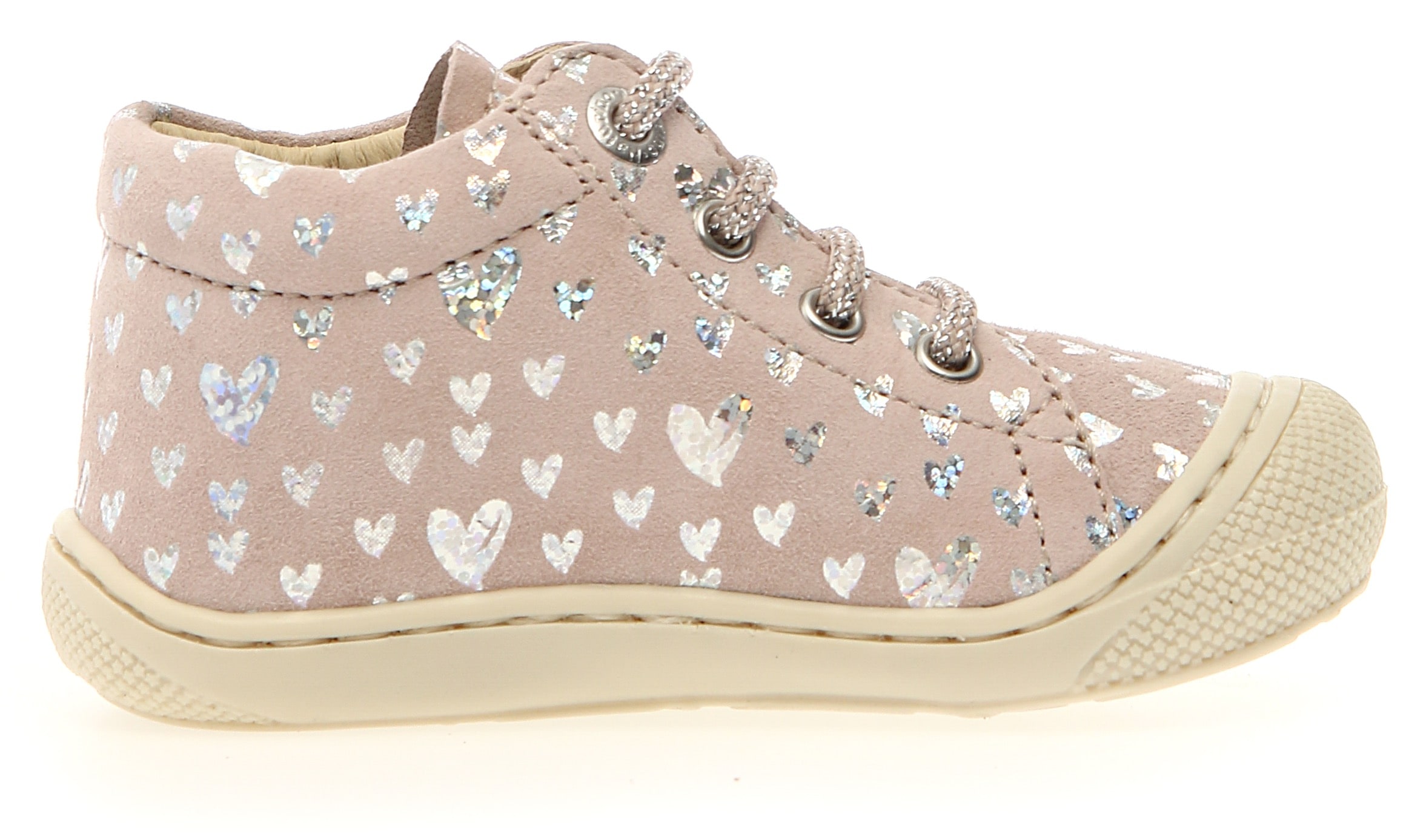 Naturino Lauflernschuh »COCOON LOVELY«, Glitzerschuh, Lauflernschuh, Babyschuh im Metallic Look