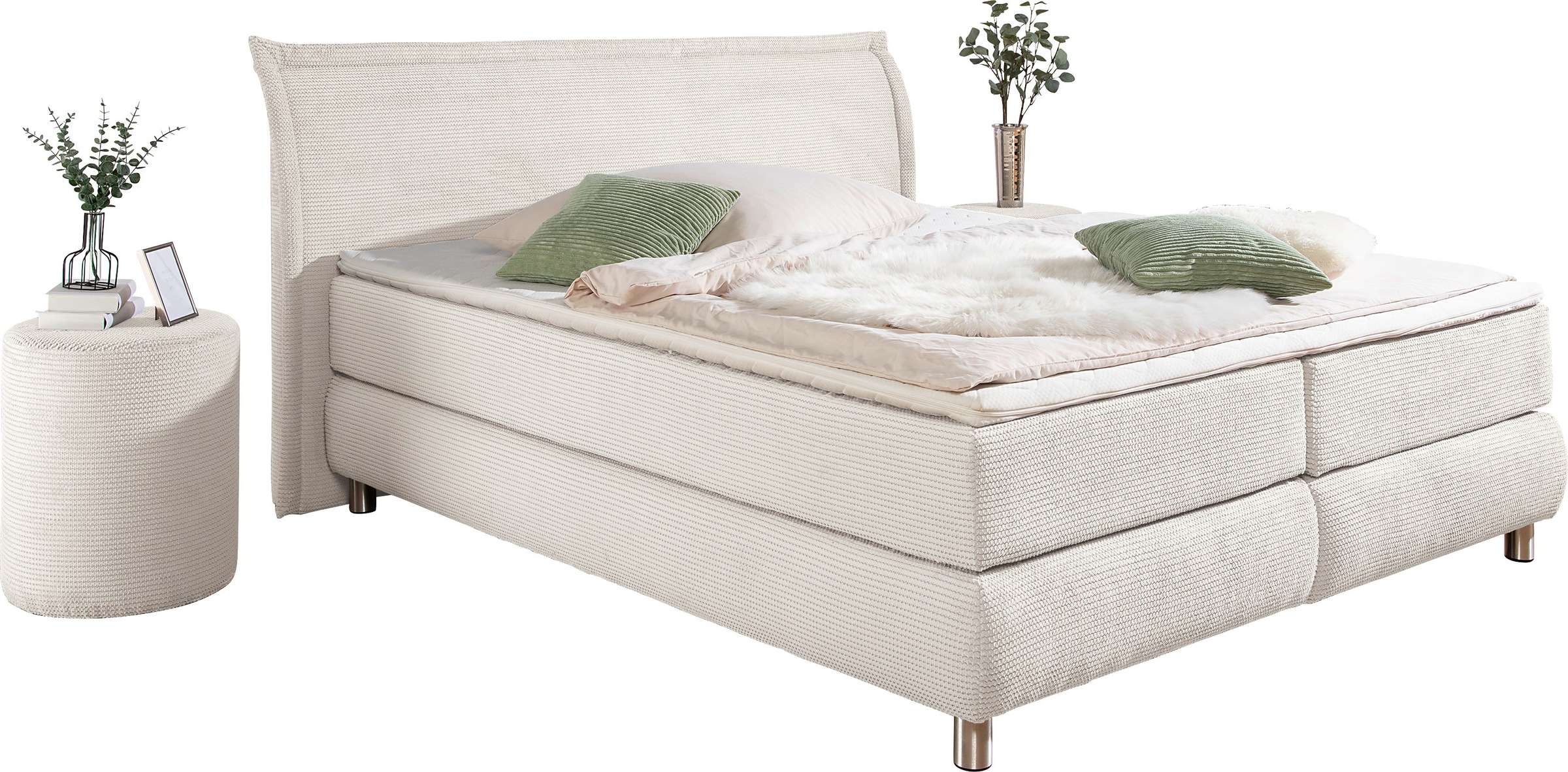 INOSIGN Boxspringbett »"Coloma" erhältlich in H2, H3 oder H4 inkl. Topper«, in H2, H3 oder H4 erhältlich