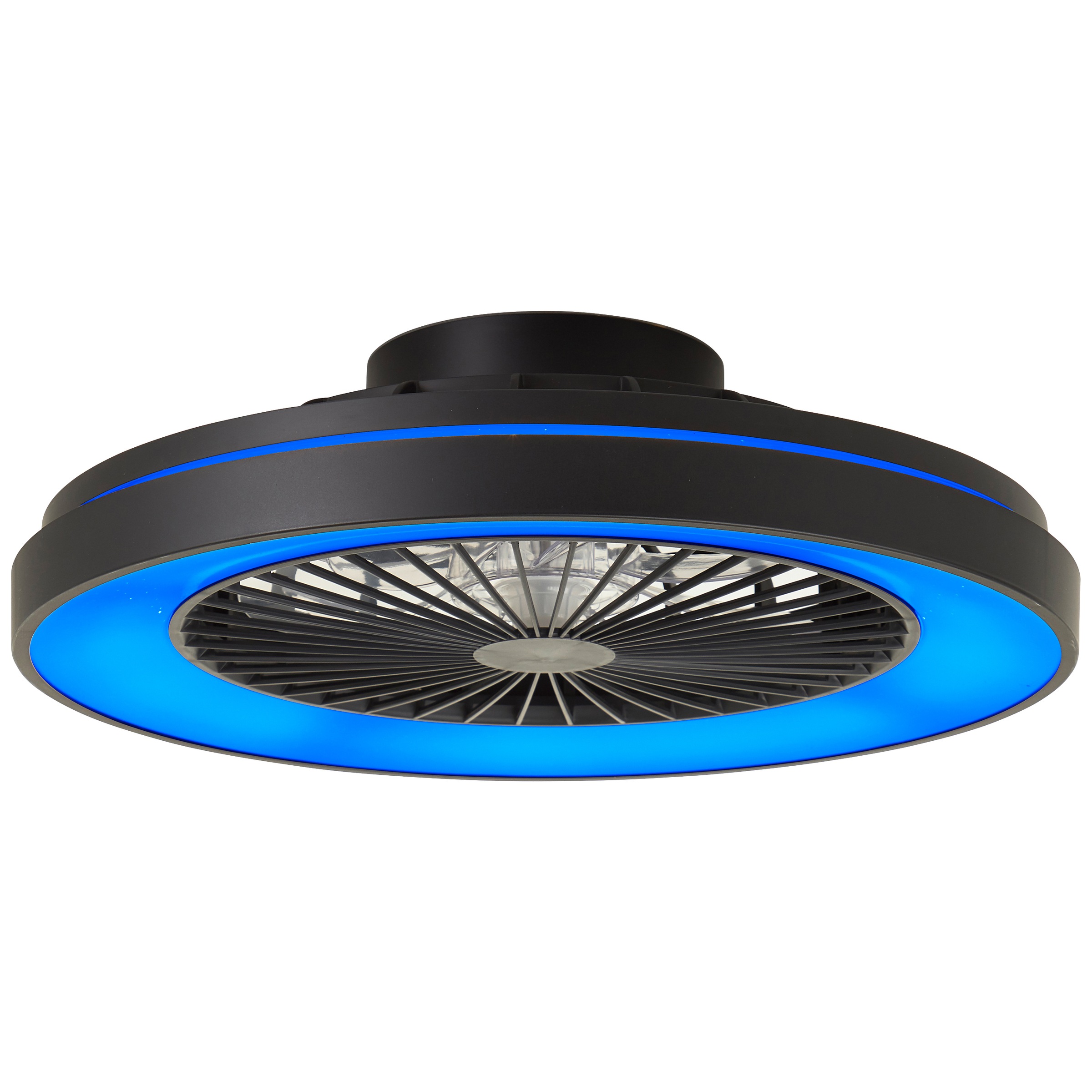 Brilliant LED Deckenleuchte »Mazzaro Deckenventilator« 1 Stk. warmweiß - kaltweiß Deckenlampe, Ventilator, 48,5 cm, digitales RGB, CCT, dimmbar