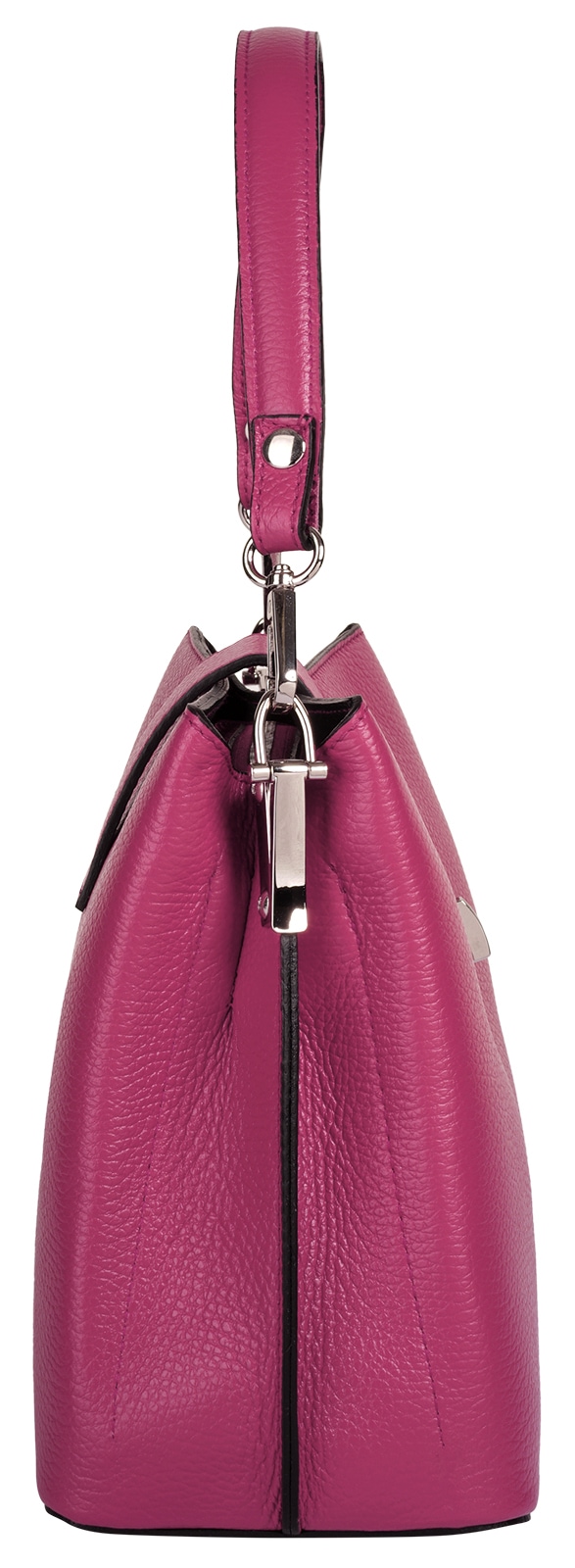Cluty Umhängetasche, echt Leder, Made in Italy
