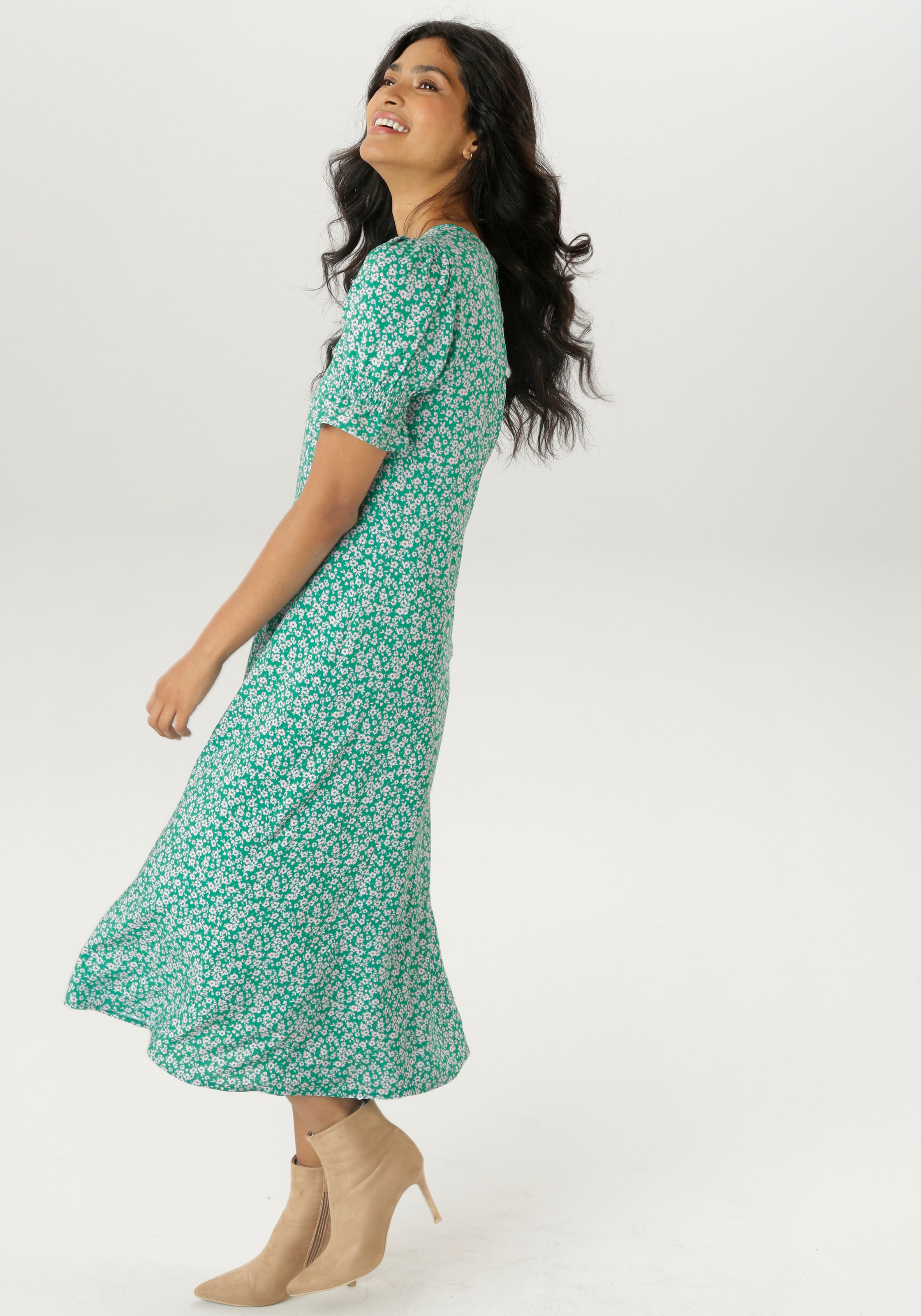 Aniston SELECTED Sommerkleid, mit Blümchendruck