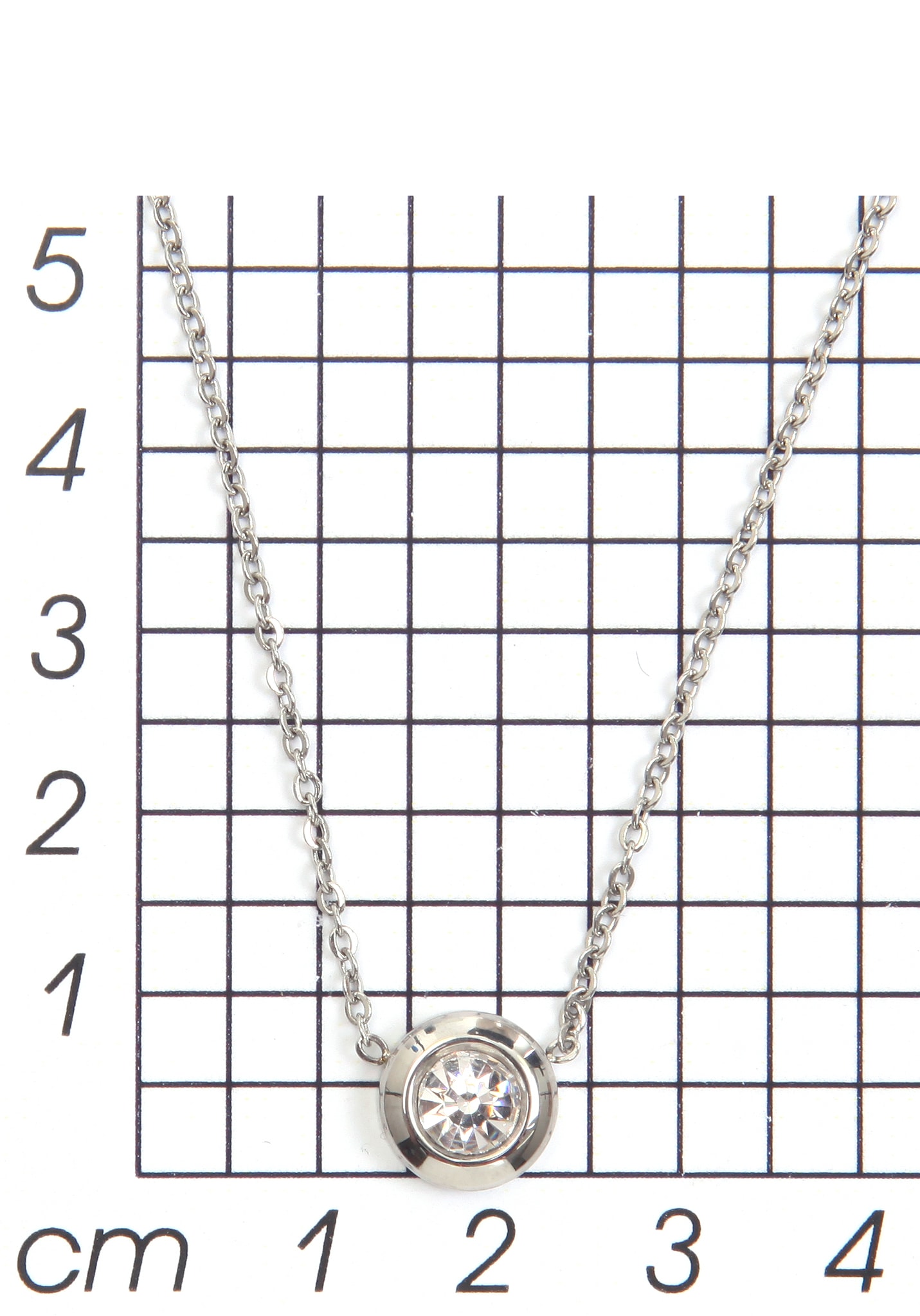 Firetti Kette mit Anhänger »Solitär, klassisch, zeitlos«, mit Glasstein