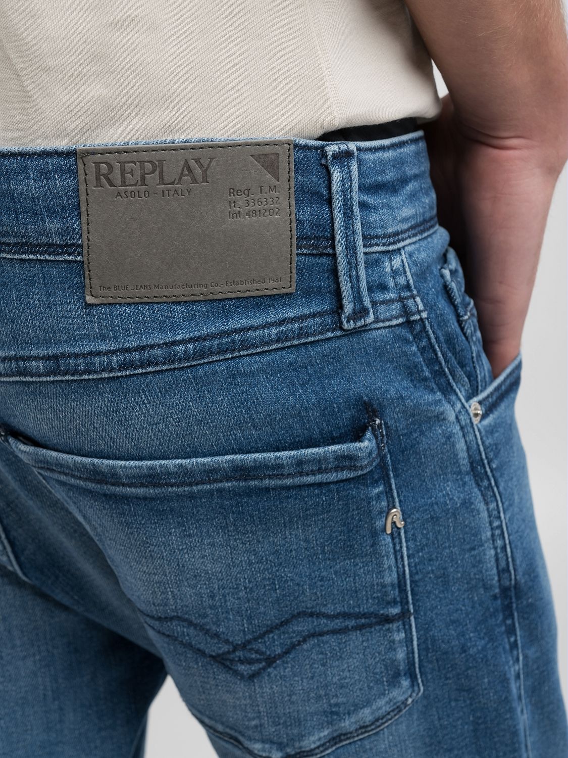 Replay Slim-fit-Jeans »Anbass Superstretch« elastisch