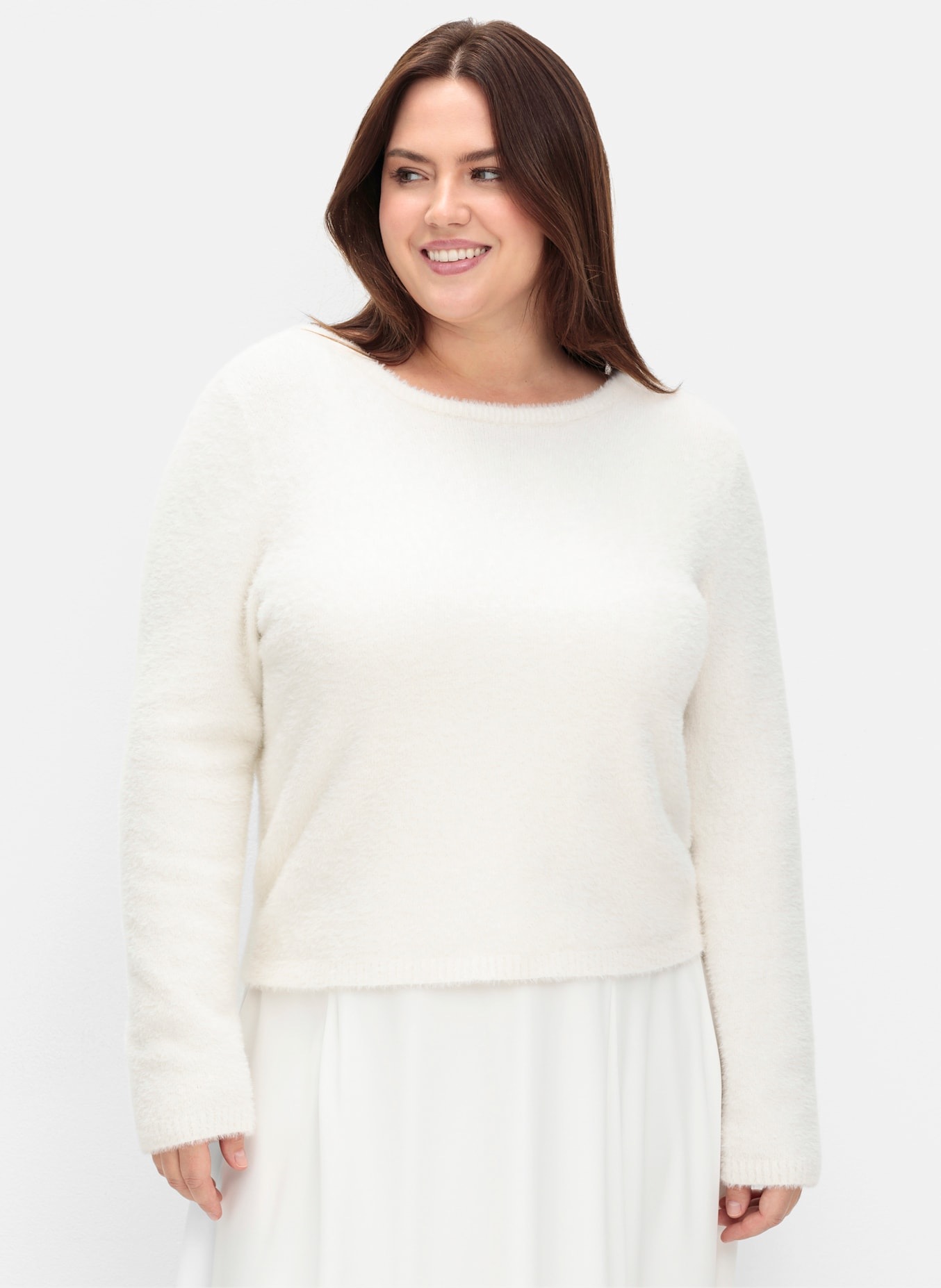 Sheego Rundhalspullover »Pullover«